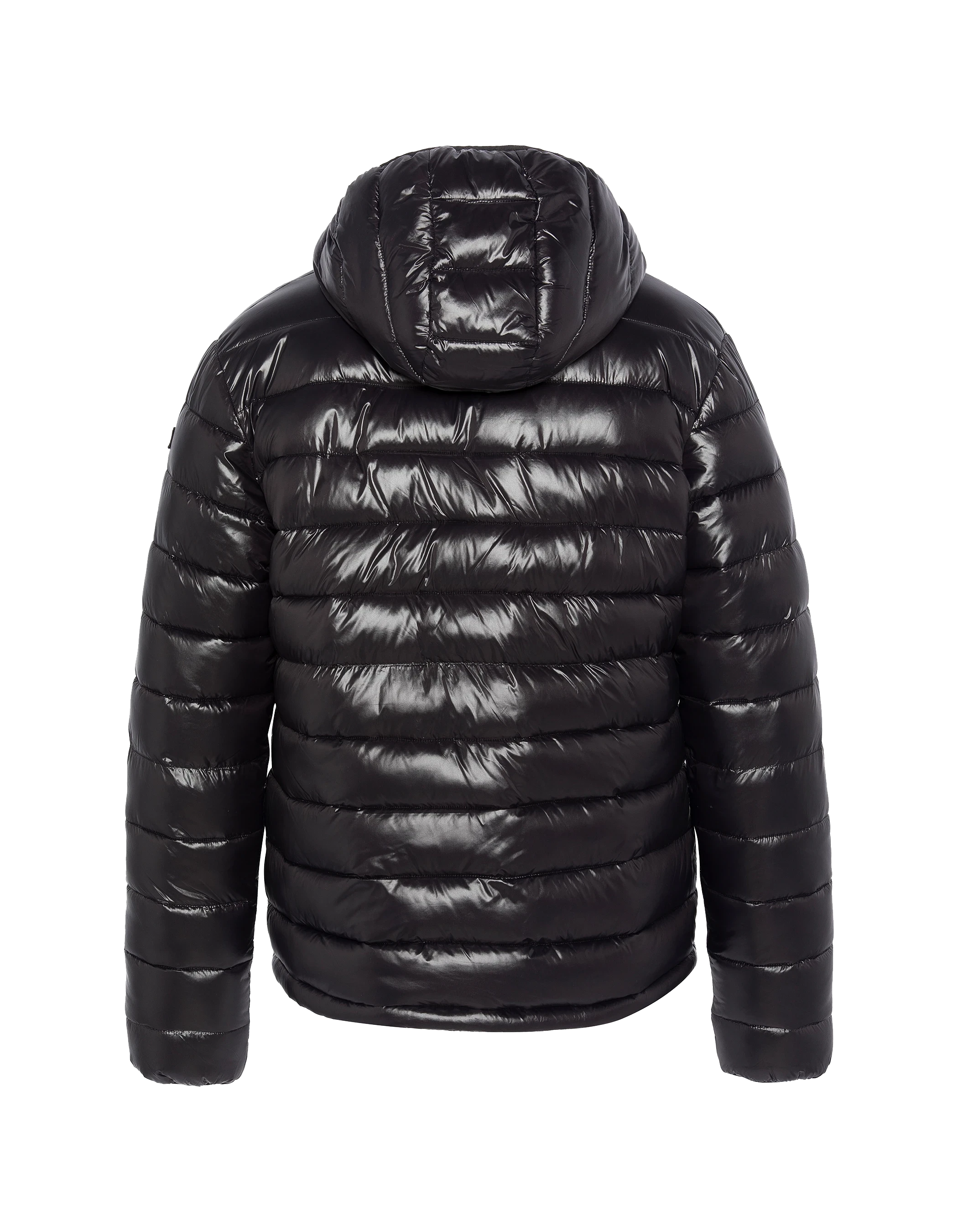 Chaqueta brillante y brillante con capucha para niños-5