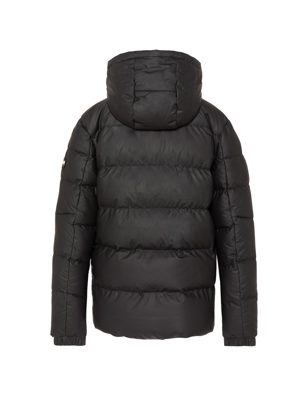 Blouson matelassé à capuche noir enfant-5