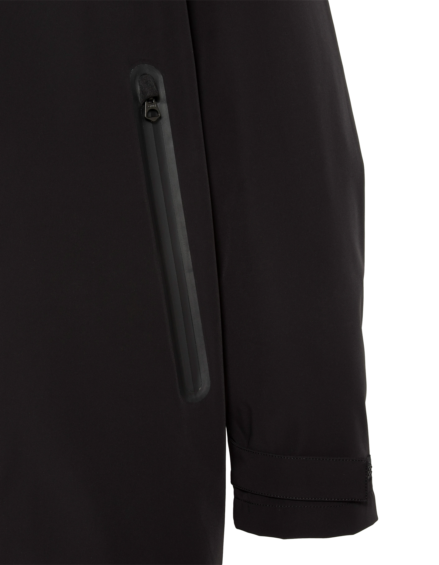 Black Parka Urban con cappuccio