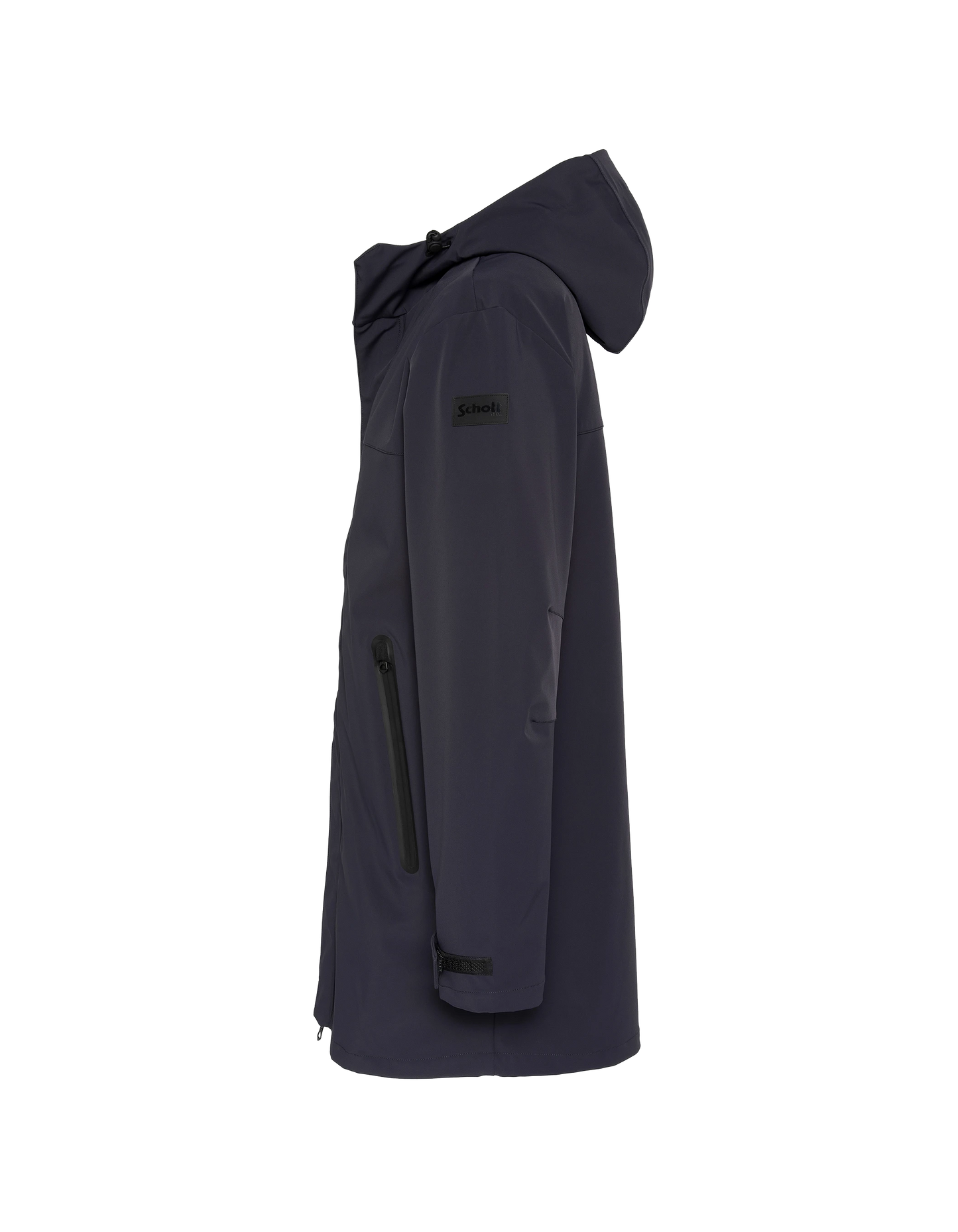 Dark Navy Blue Parka Urban Hood