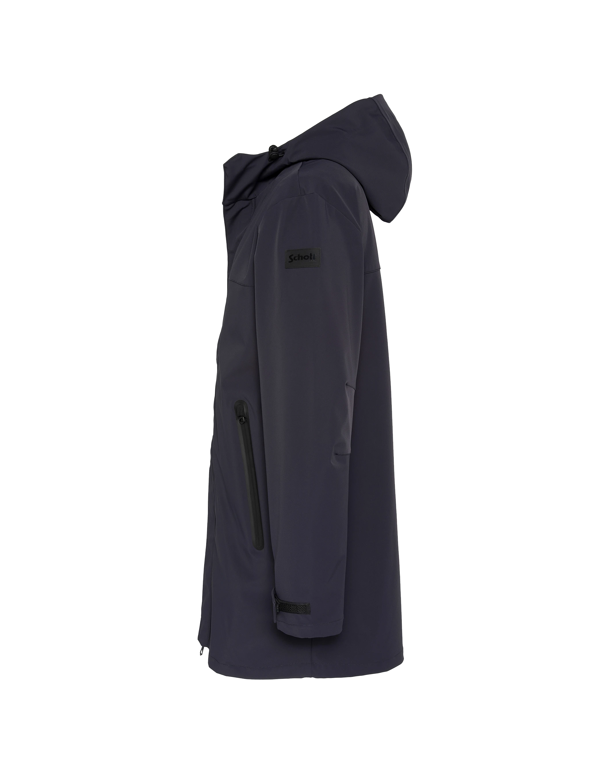 Dark Navy Blue Parka Urban Hood-9