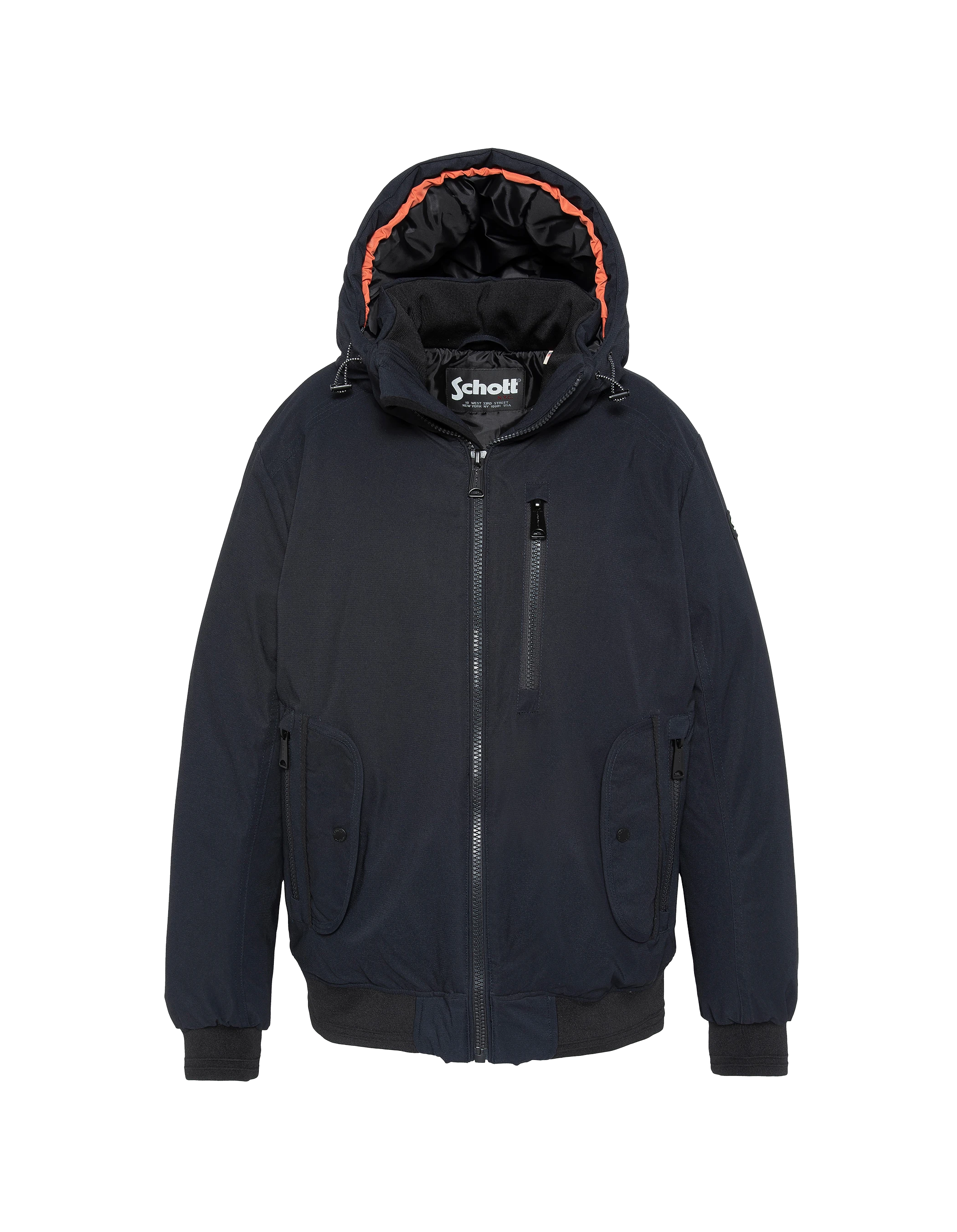 Kapuze -Marinejacke mit abnehmbarem Plastron-2