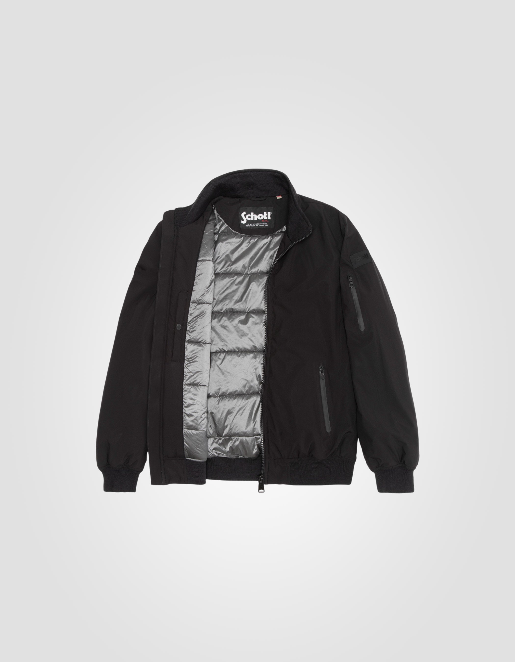 Casual black light jacket Easton Schott NYC®