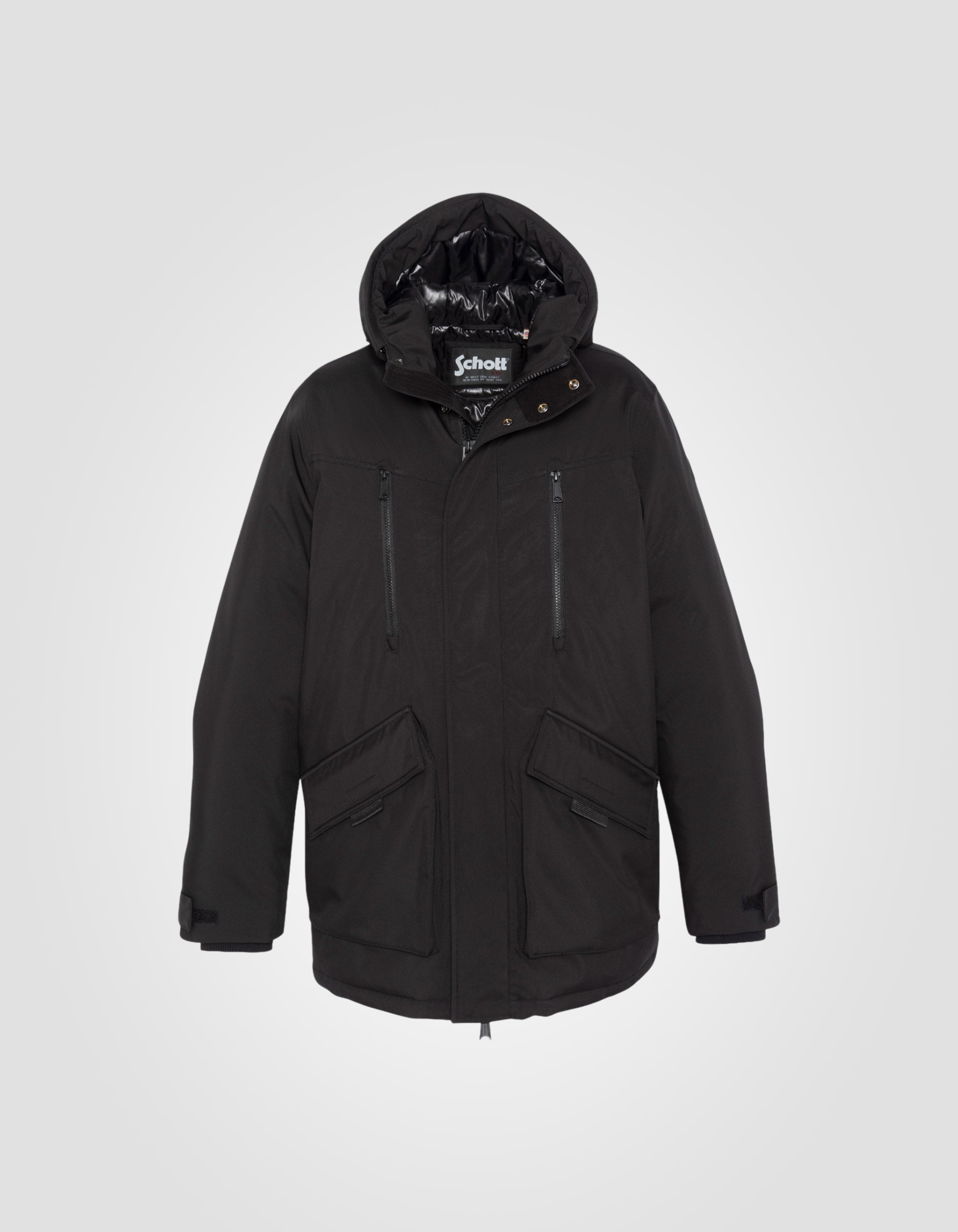 SoftShell Black Parka-1