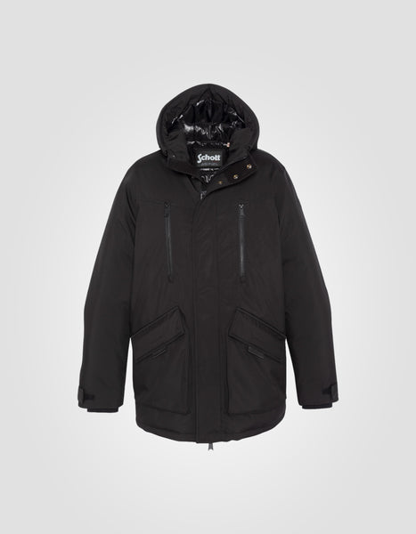 Parka Noir à Capuche Knox Armory - Taille L - Unisexe - Neuf Avec étiquettes - Polyester