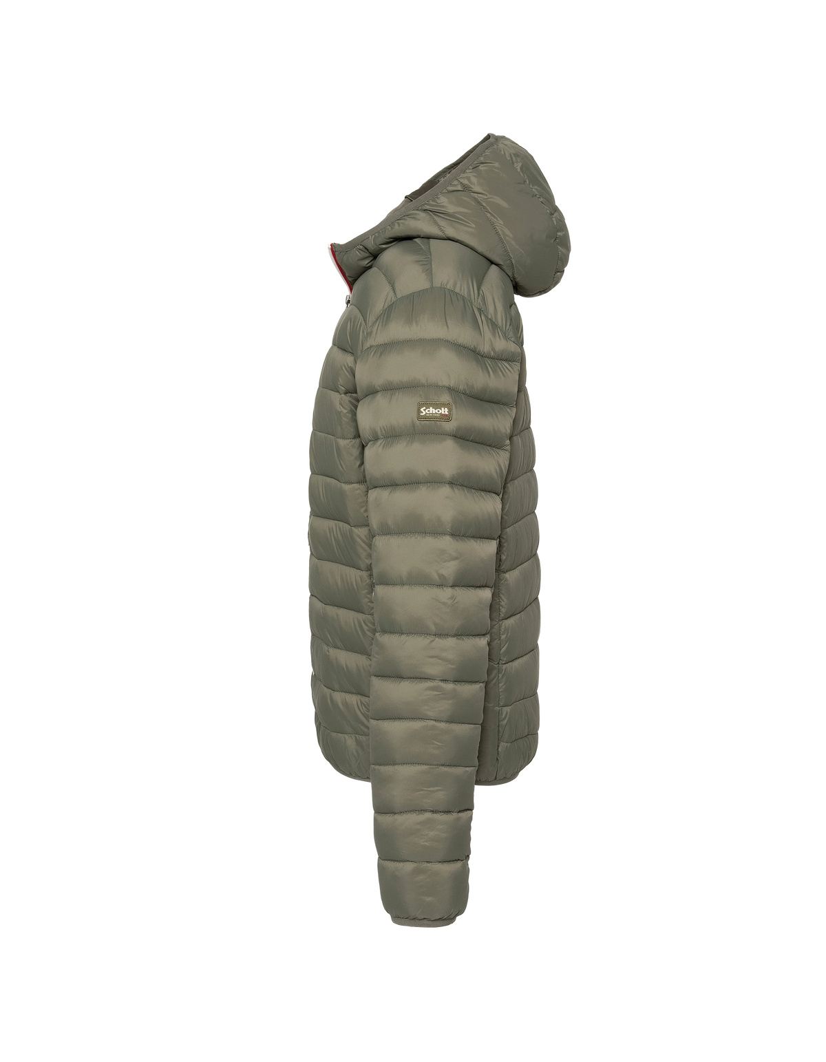 Doudoune à capuche kaki ultralégère