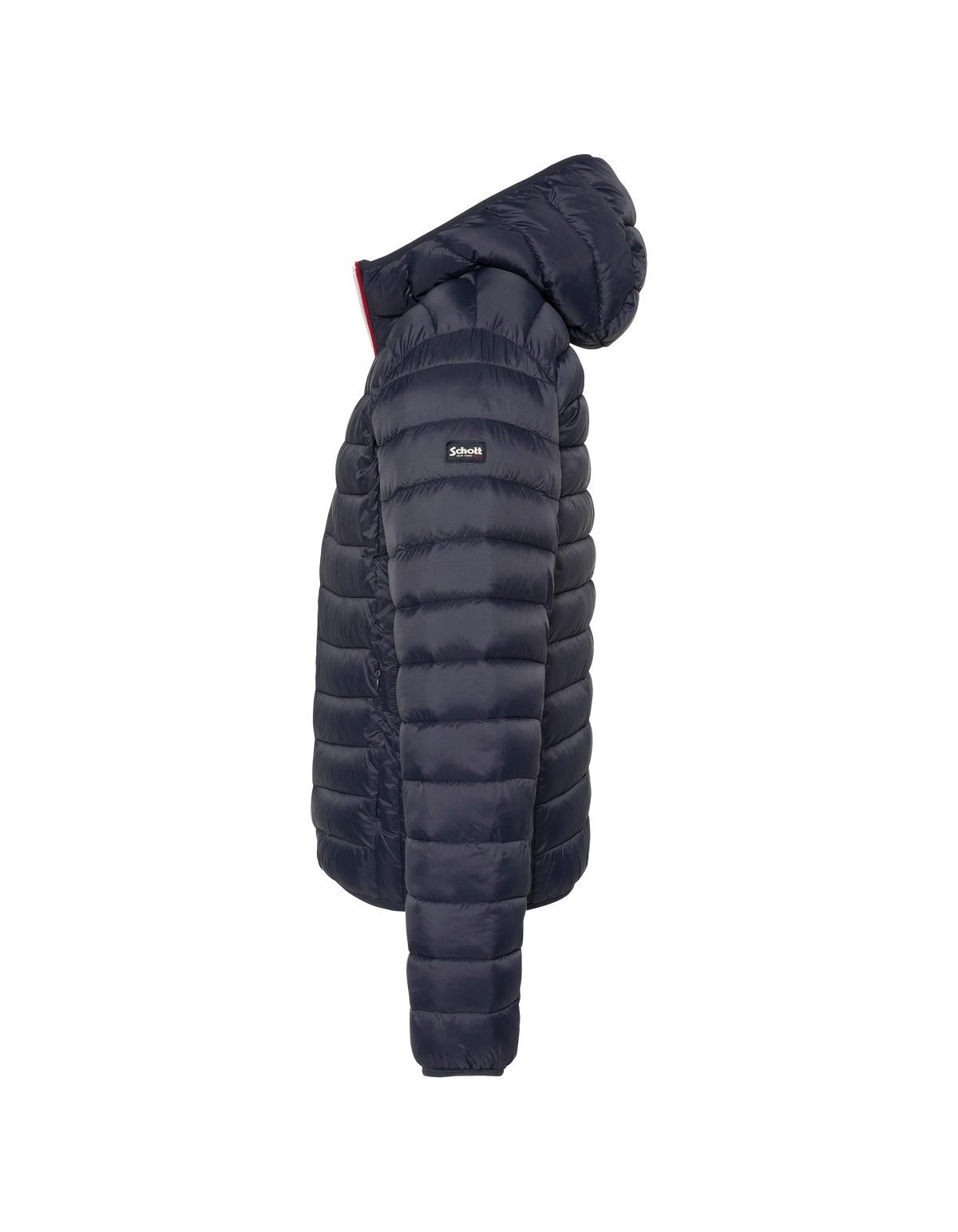 Doudoune à capuche bleu marine ultralégère