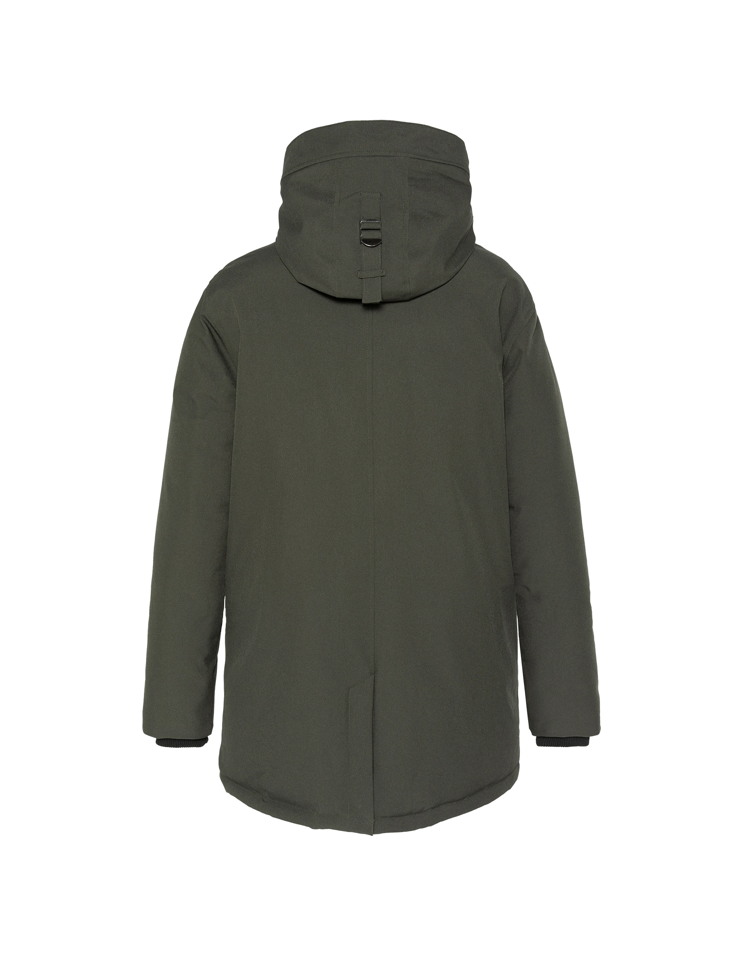 Kaki Parka con cappuccio