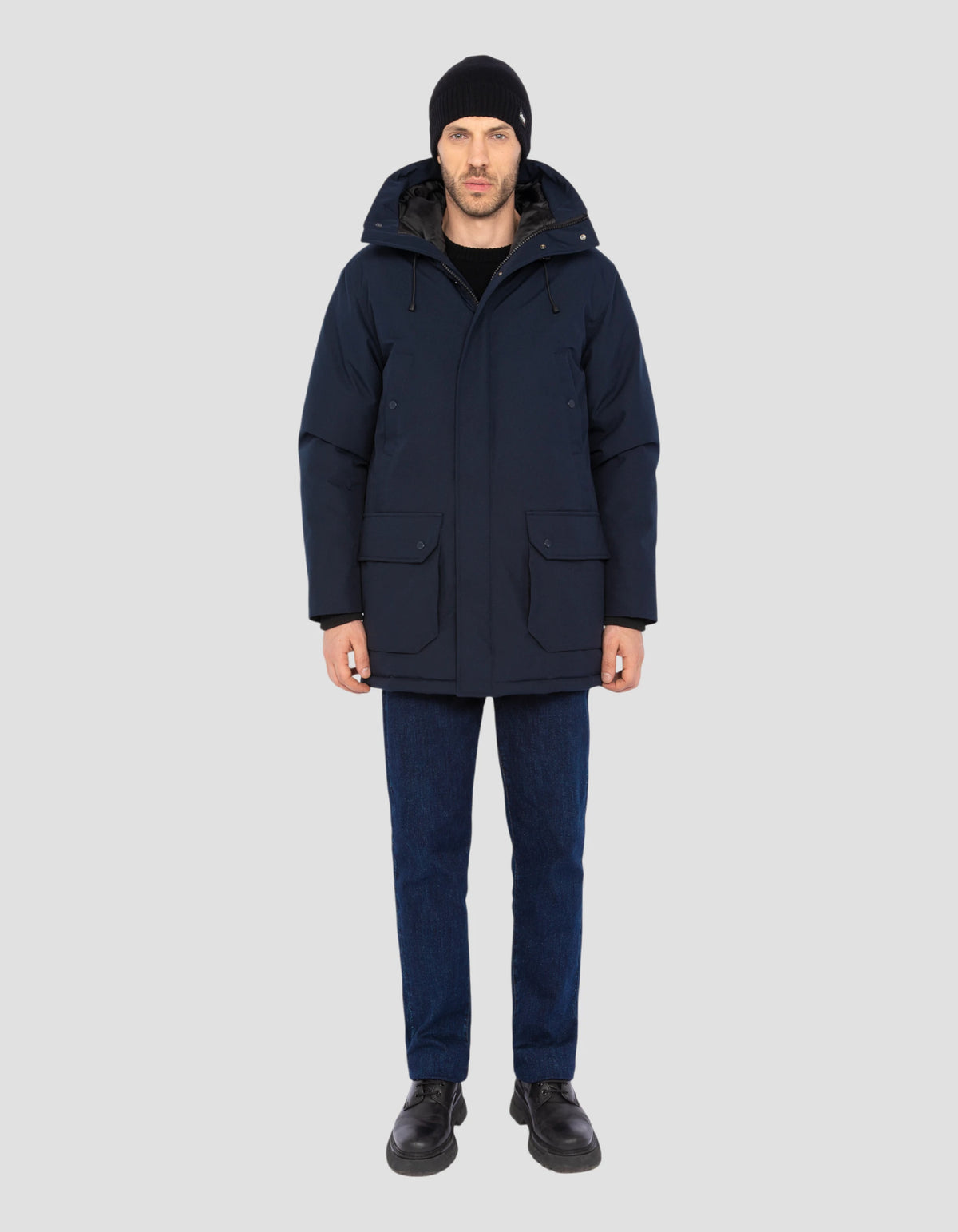 Navy blue parka - Elder | Schott NYC® Navy blue parka - Elder | Schott NYC®