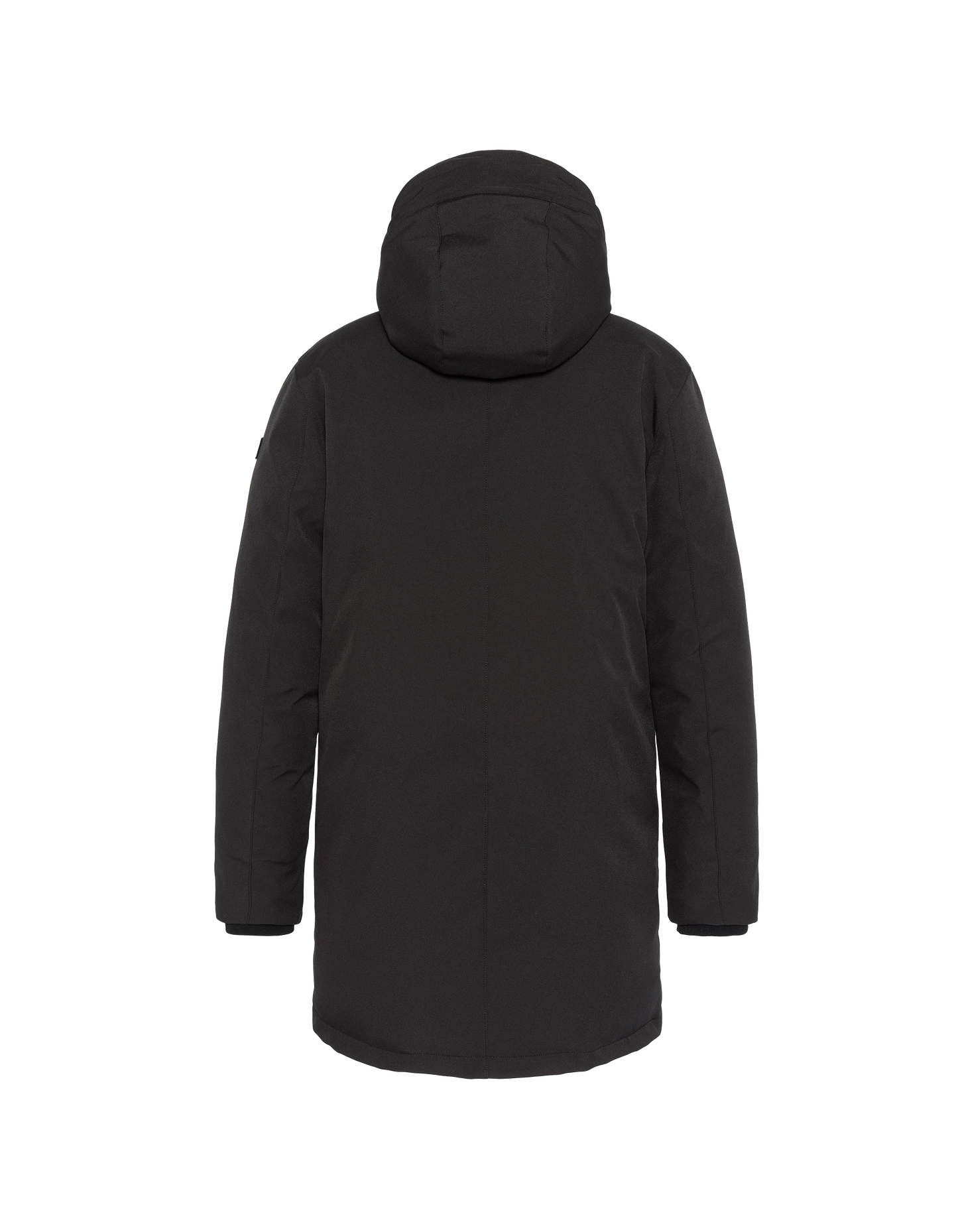 Multipoche nere con cappuccio