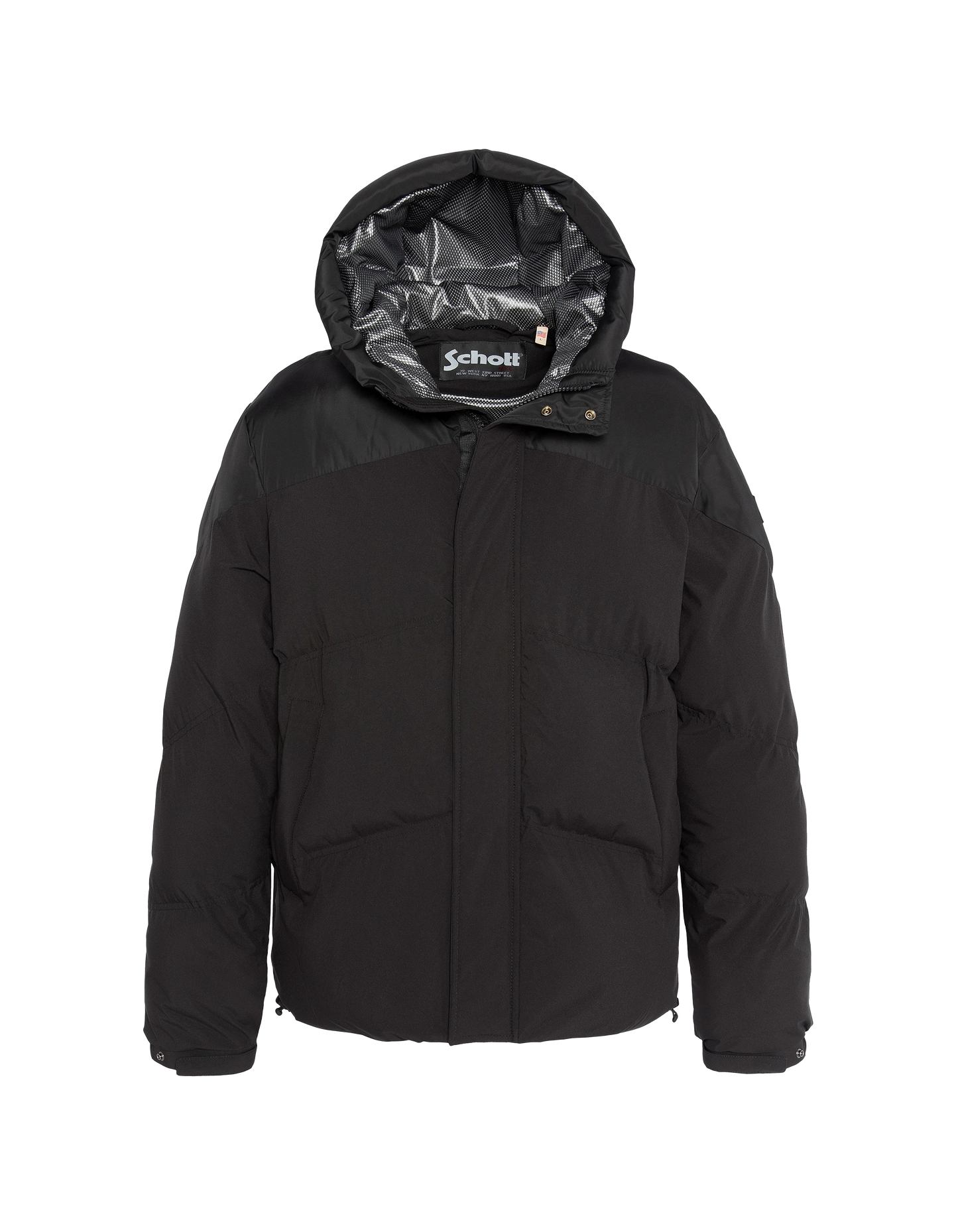 Chaqueta ligera con capucha bicolor