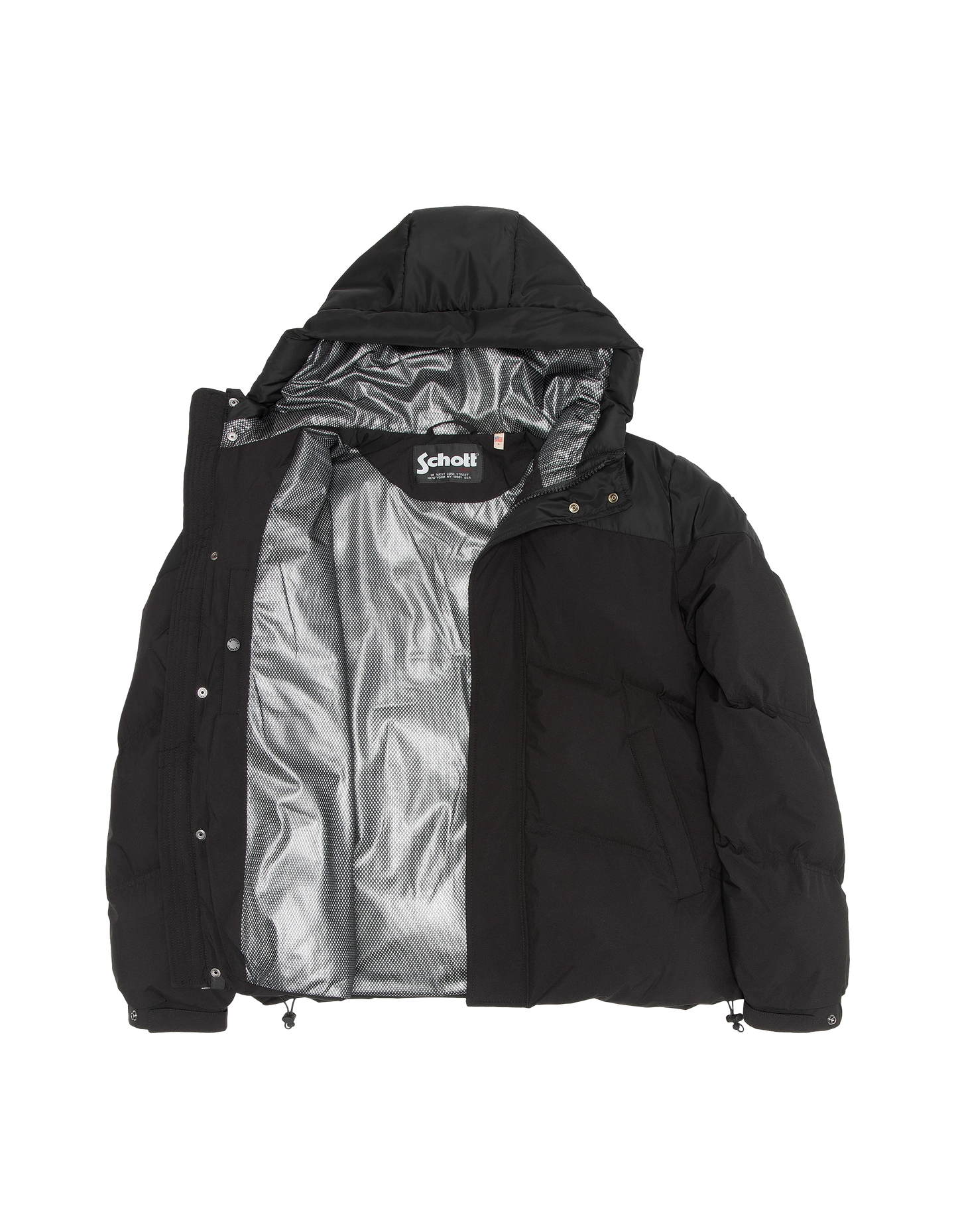 Chaqueta ligera con capucha bicolor