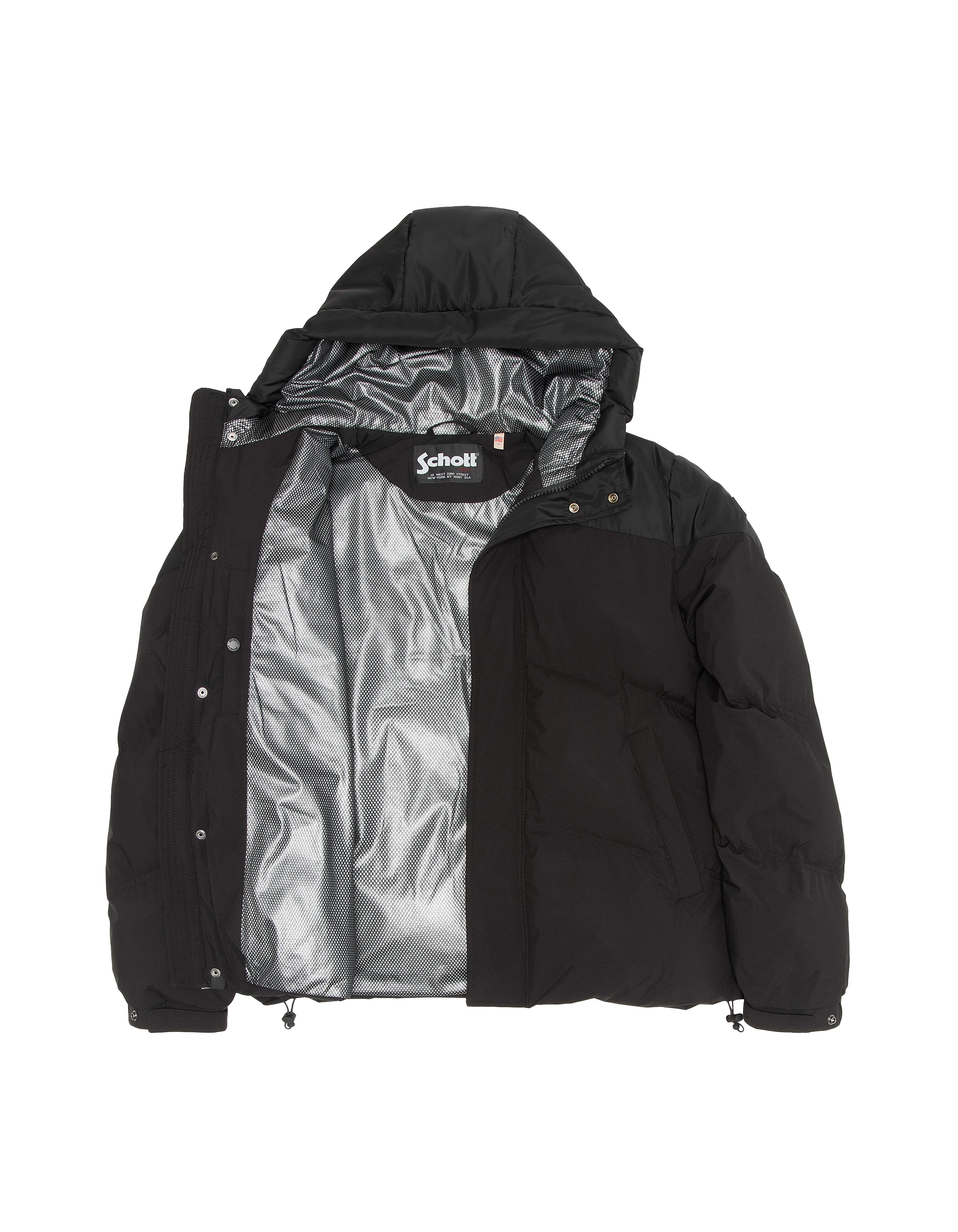 Chaqueta ligera con capucha bicolor-3