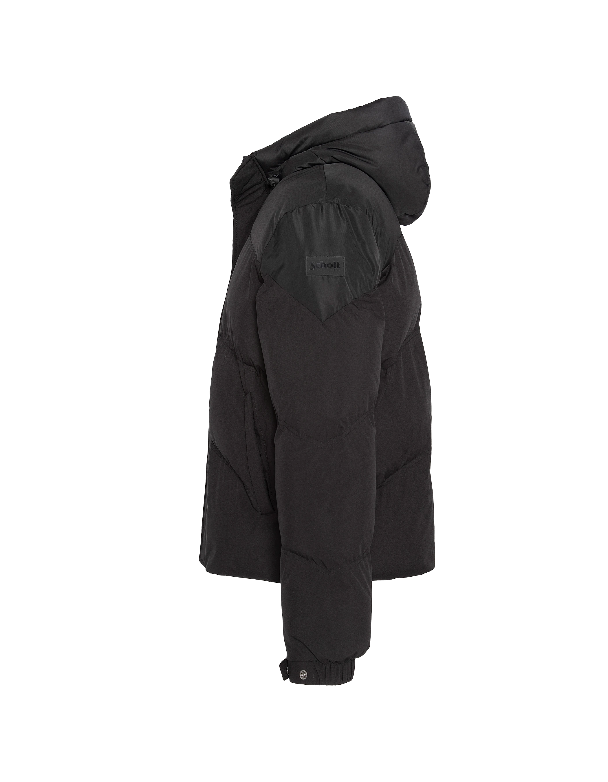 Chaqueta ligera con capucha bicolor-4