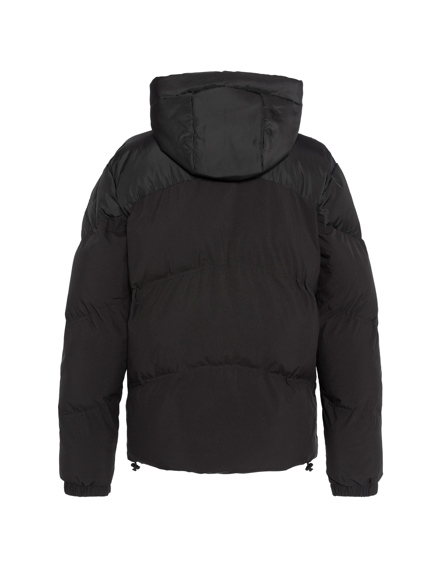 Chaqueta ligera con capucha bicolor