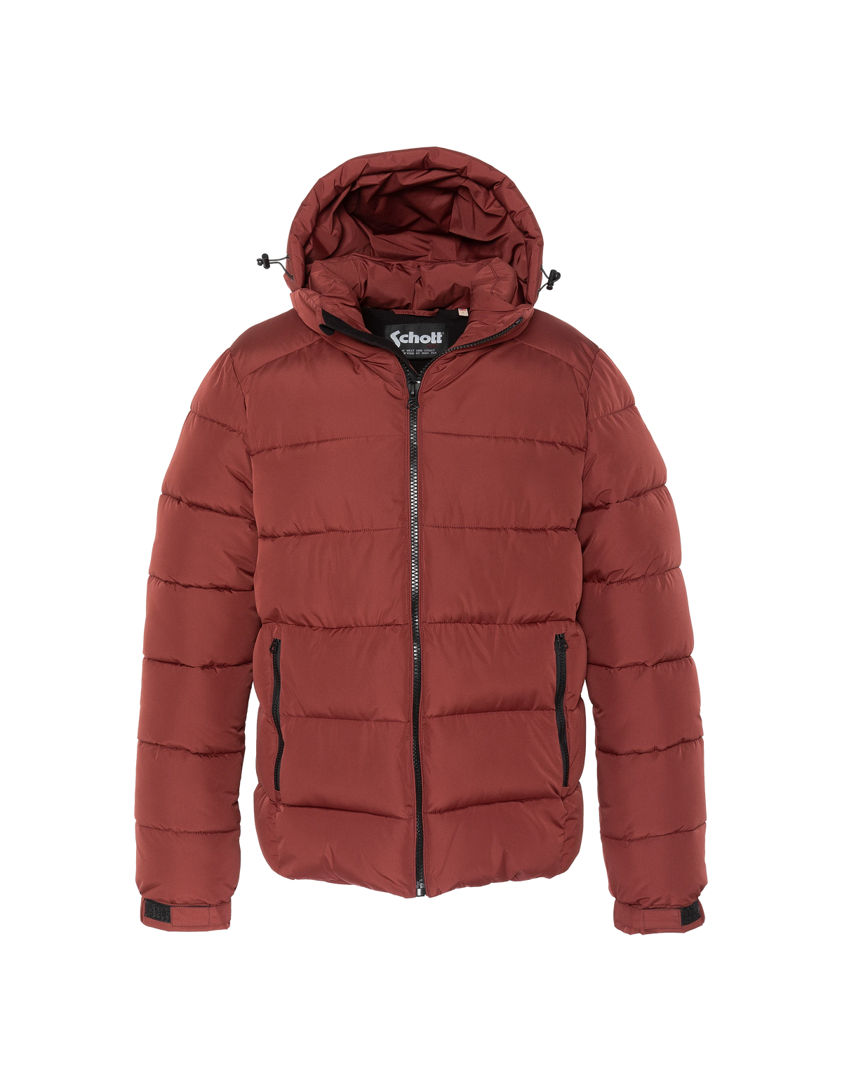 Anorak burdeos con capucha-1