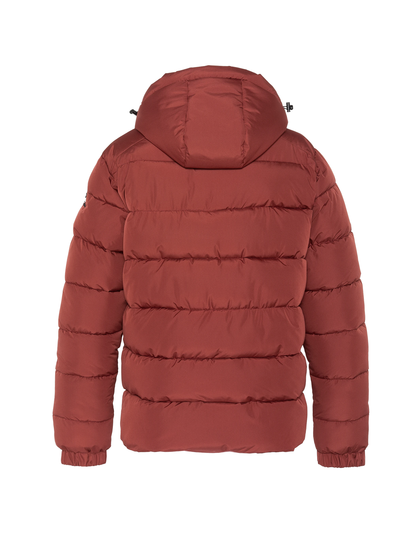 Anorak burdeos con capucha