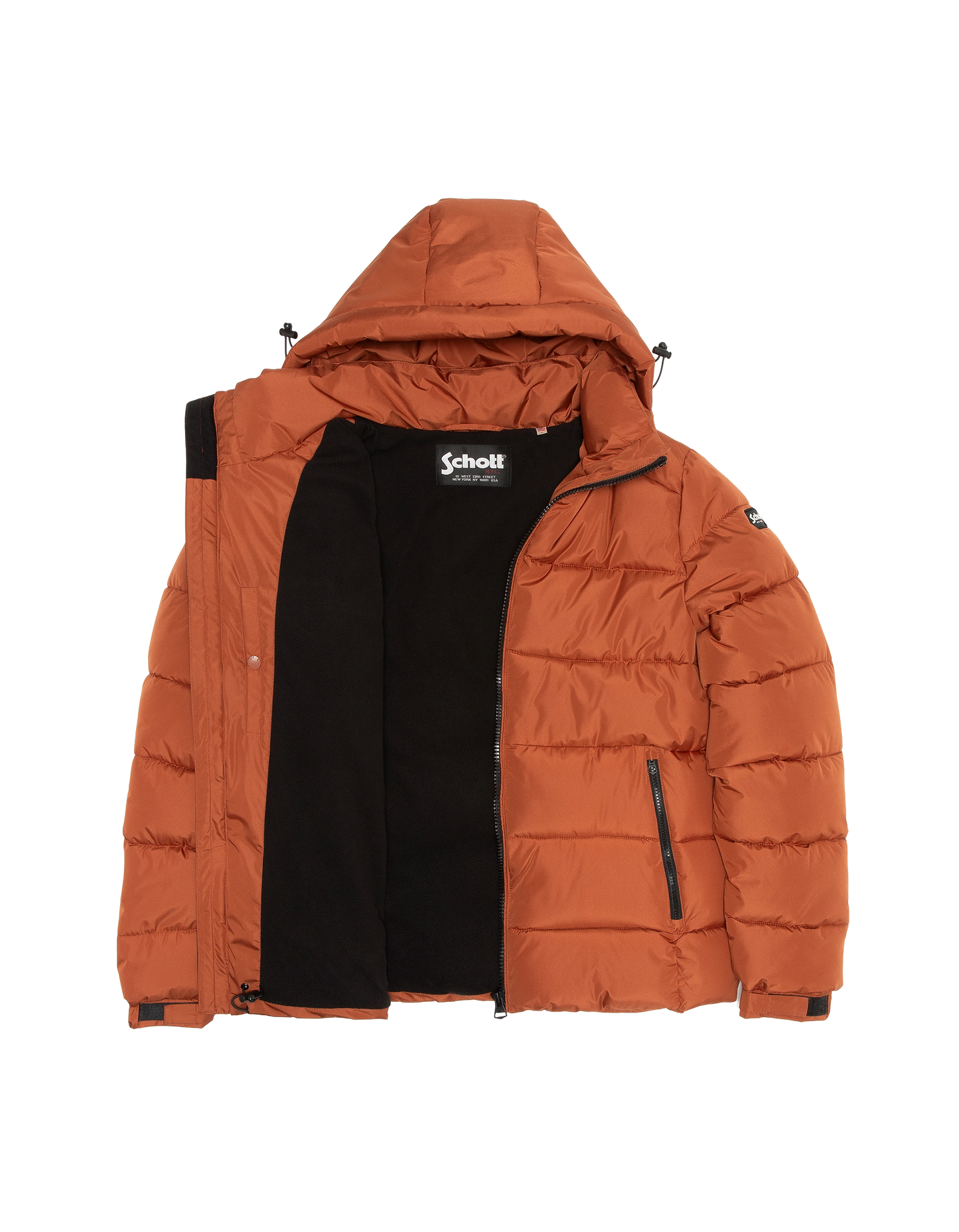 Anorak cobre con capucha