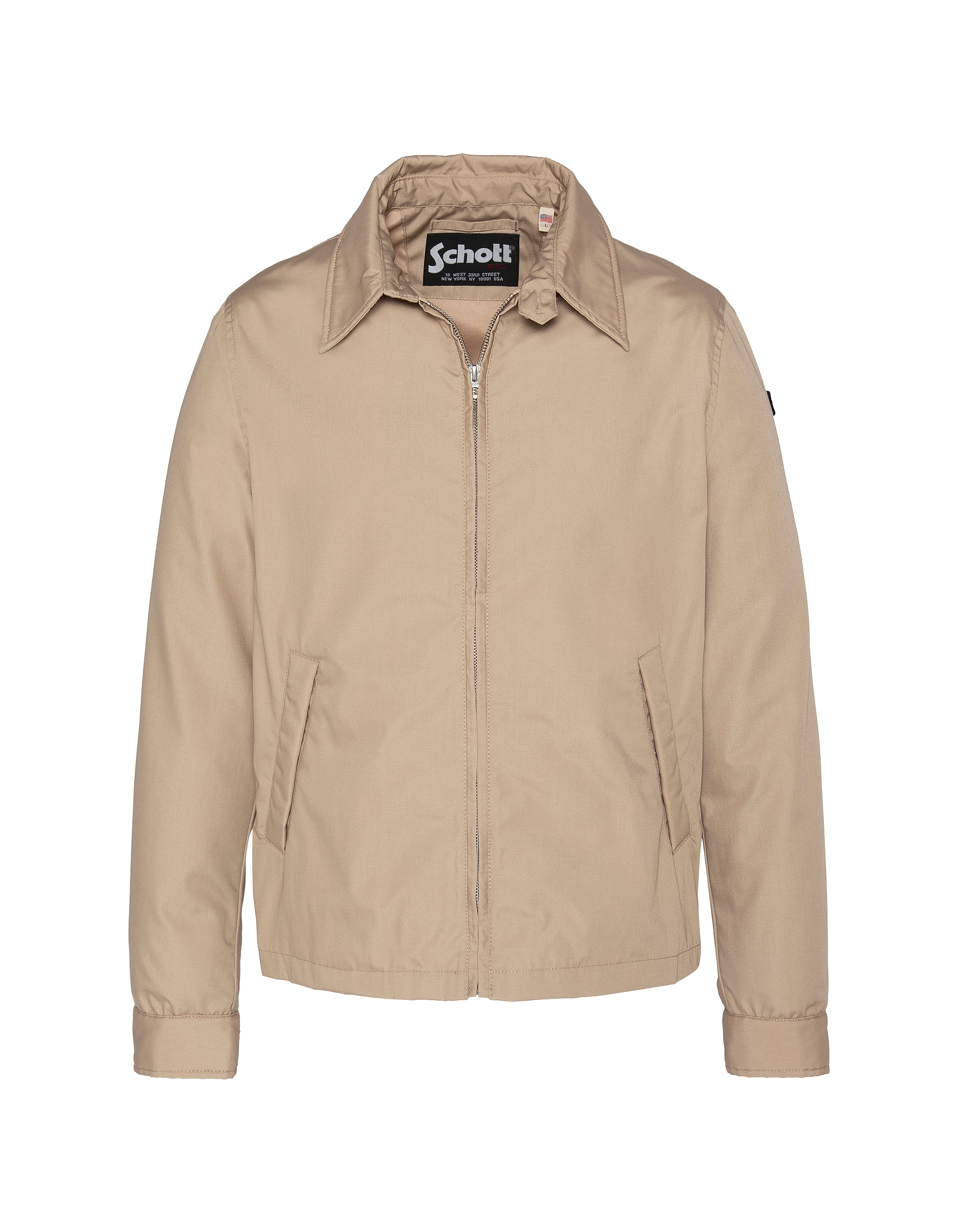 Chaqueta casual beige-1