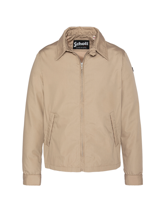 Beige Casual Jacke