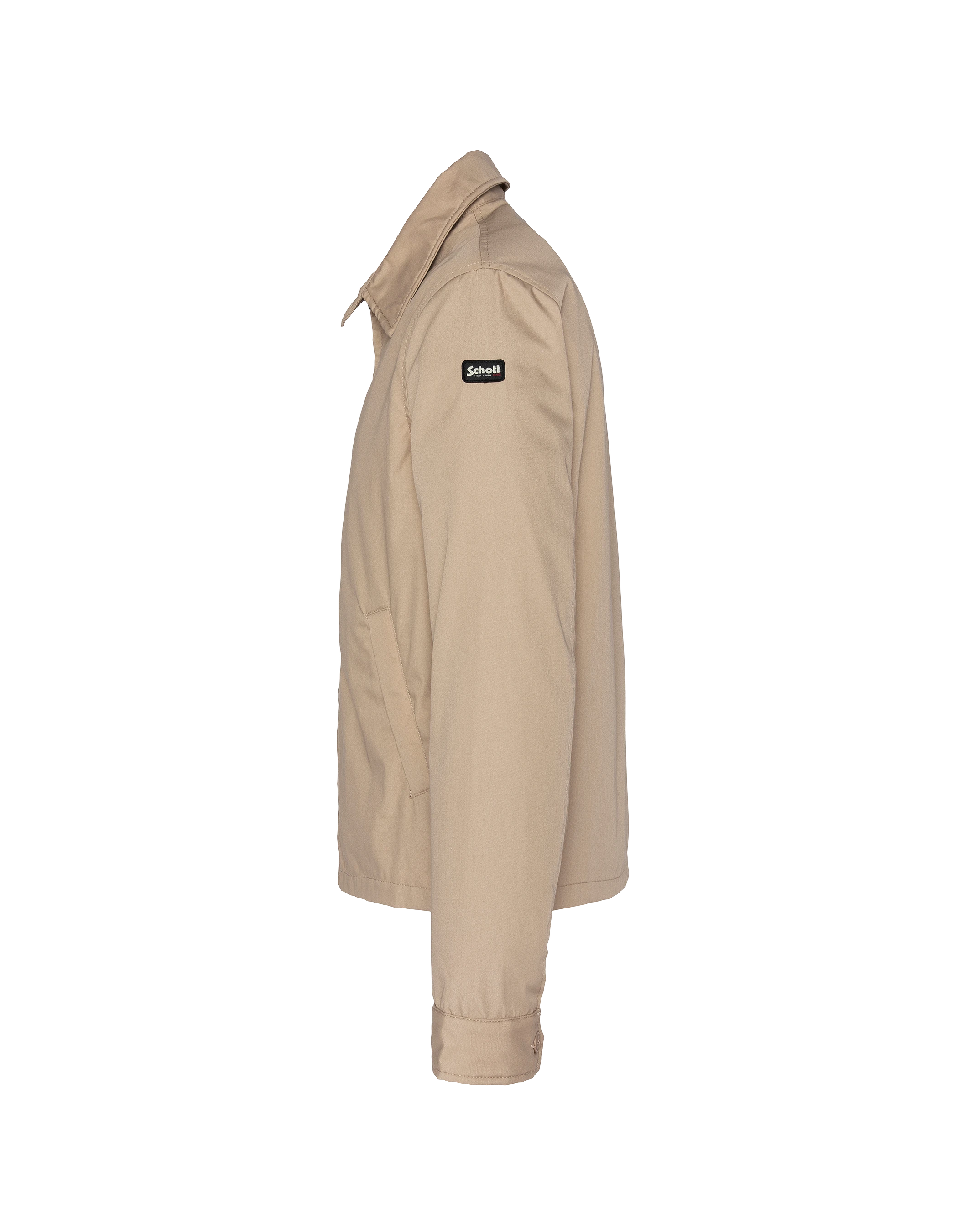 Chaqueta casual beige-3