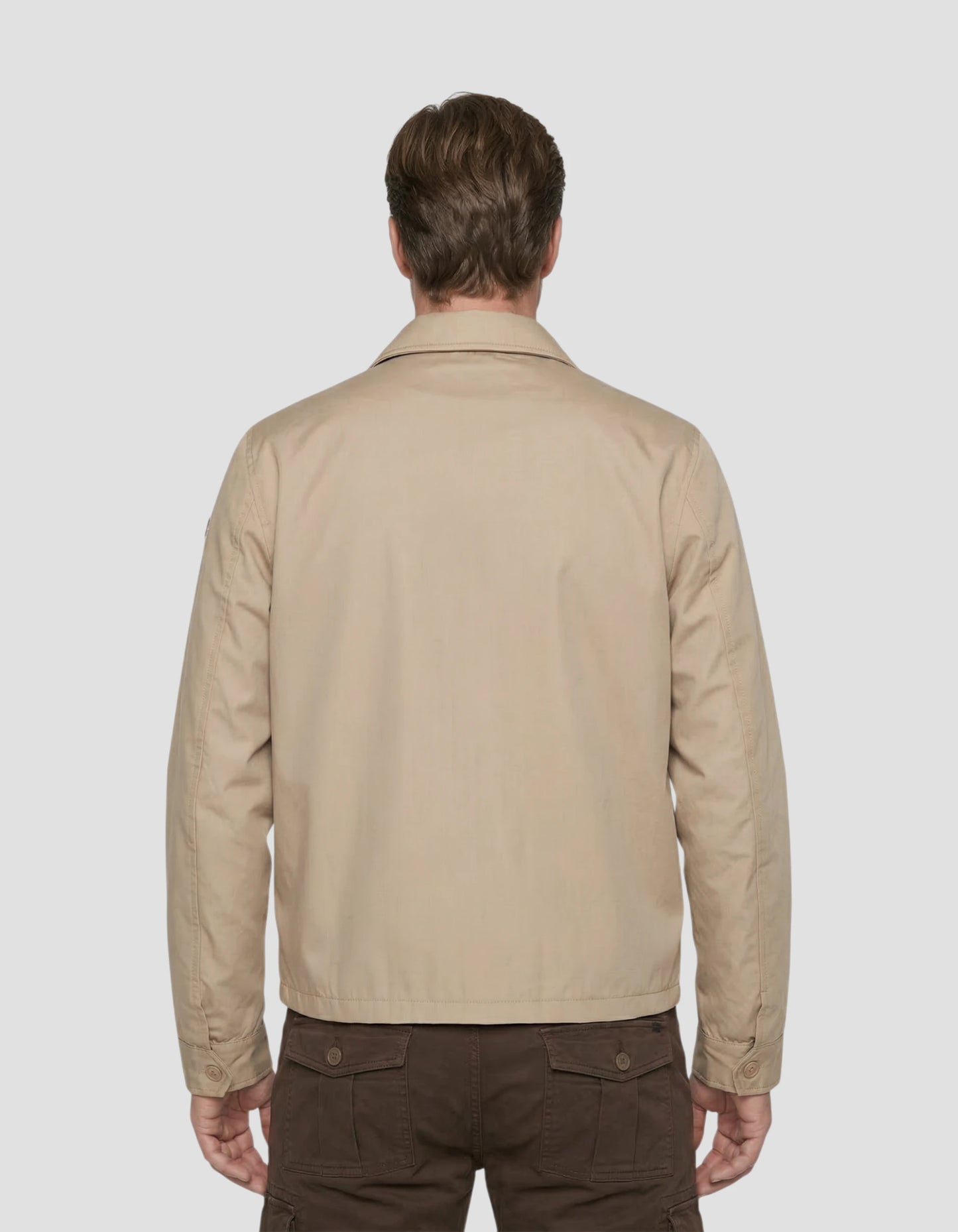 Beige casual jacket