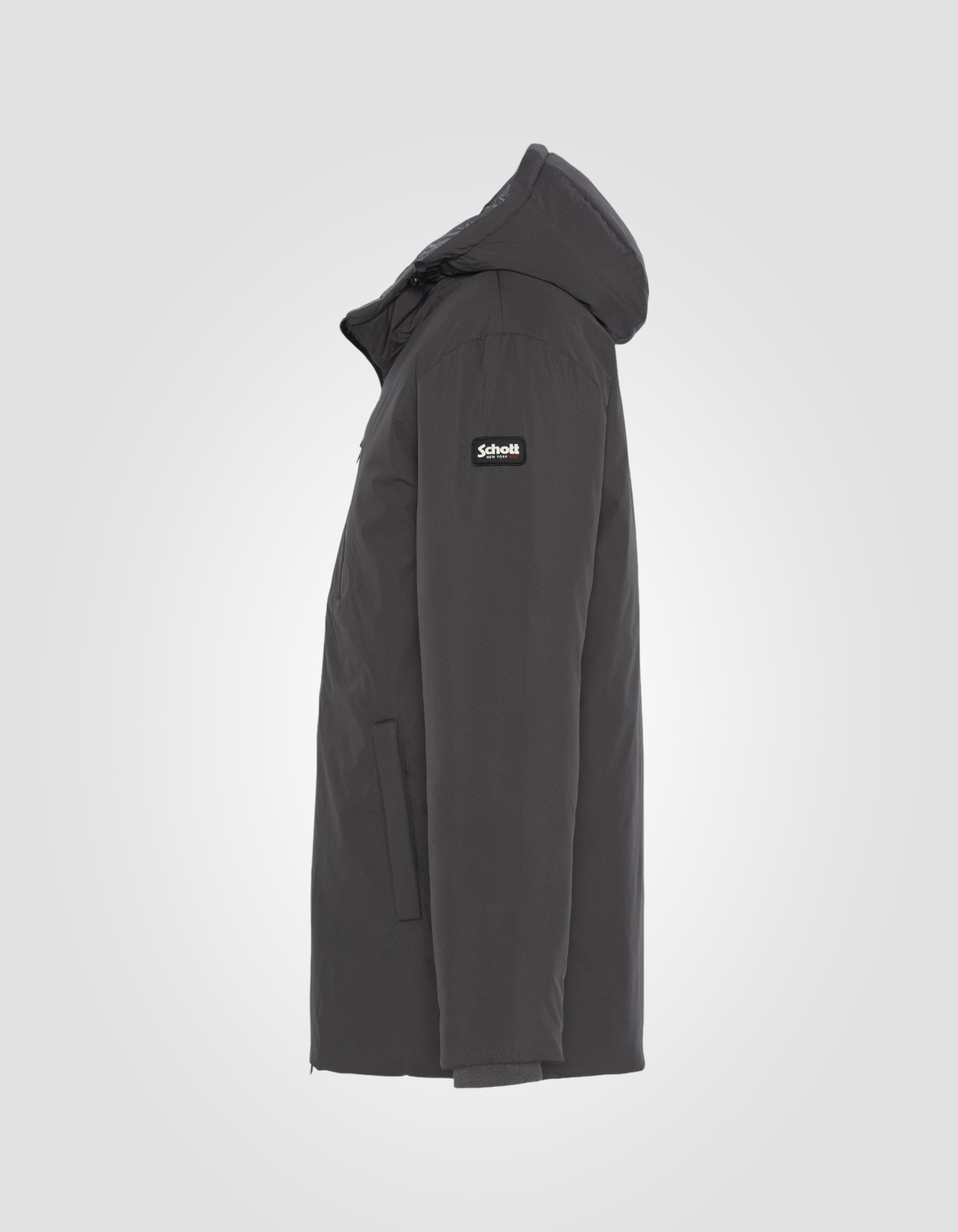 Long Antracite Parka-3