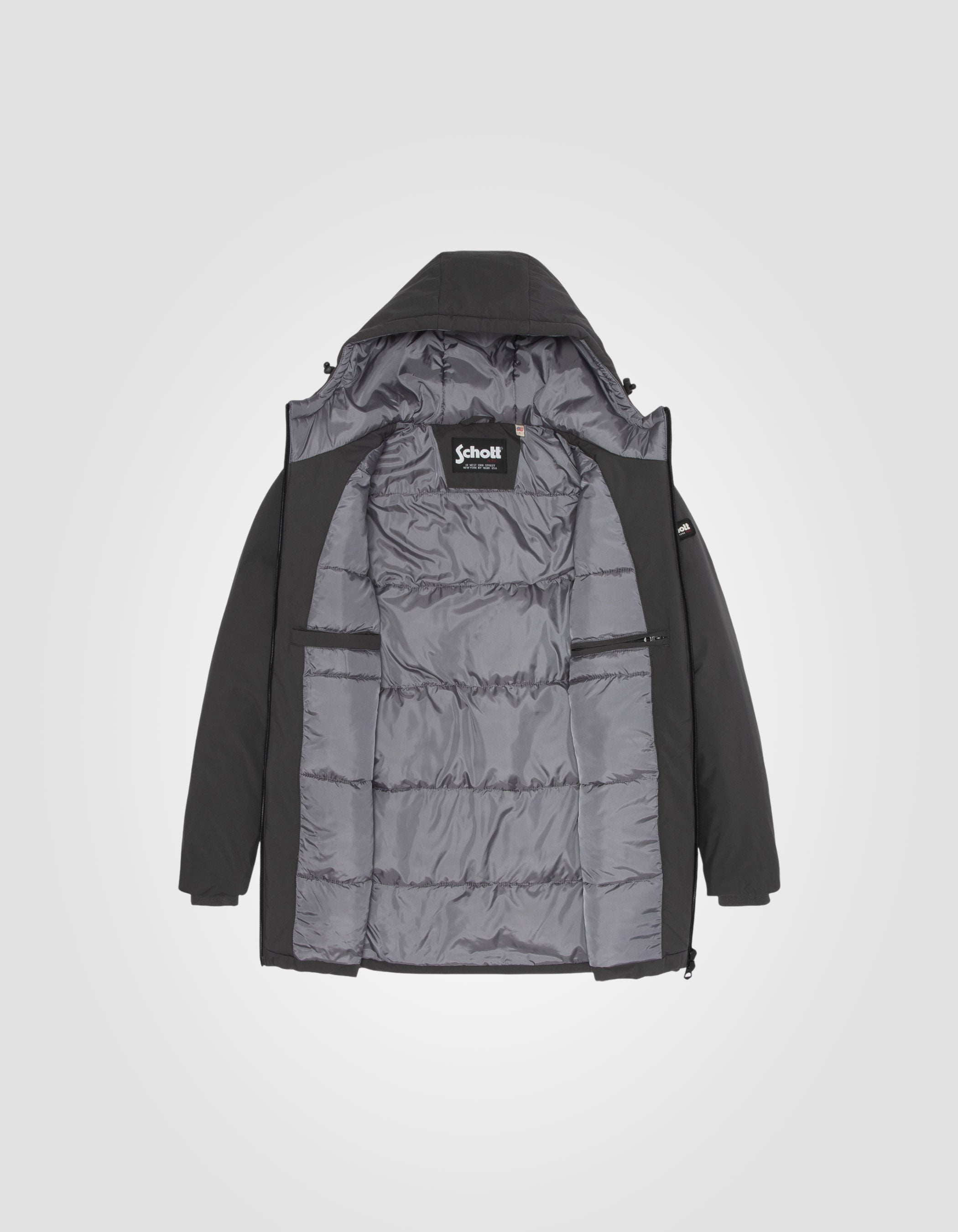 Long Antracite Parka-5
