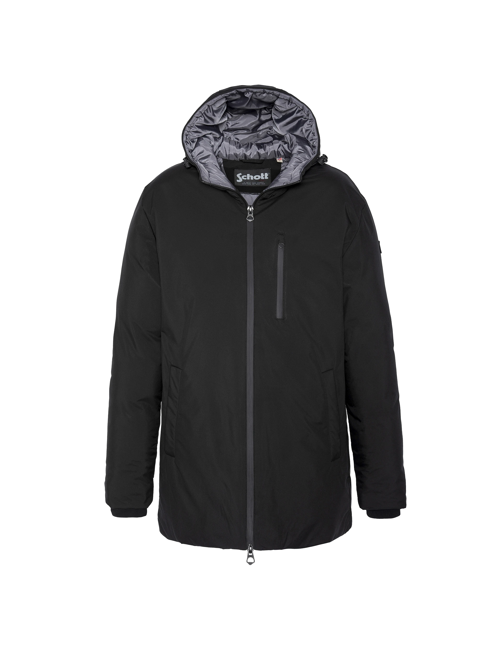 Parka noire longue-2
