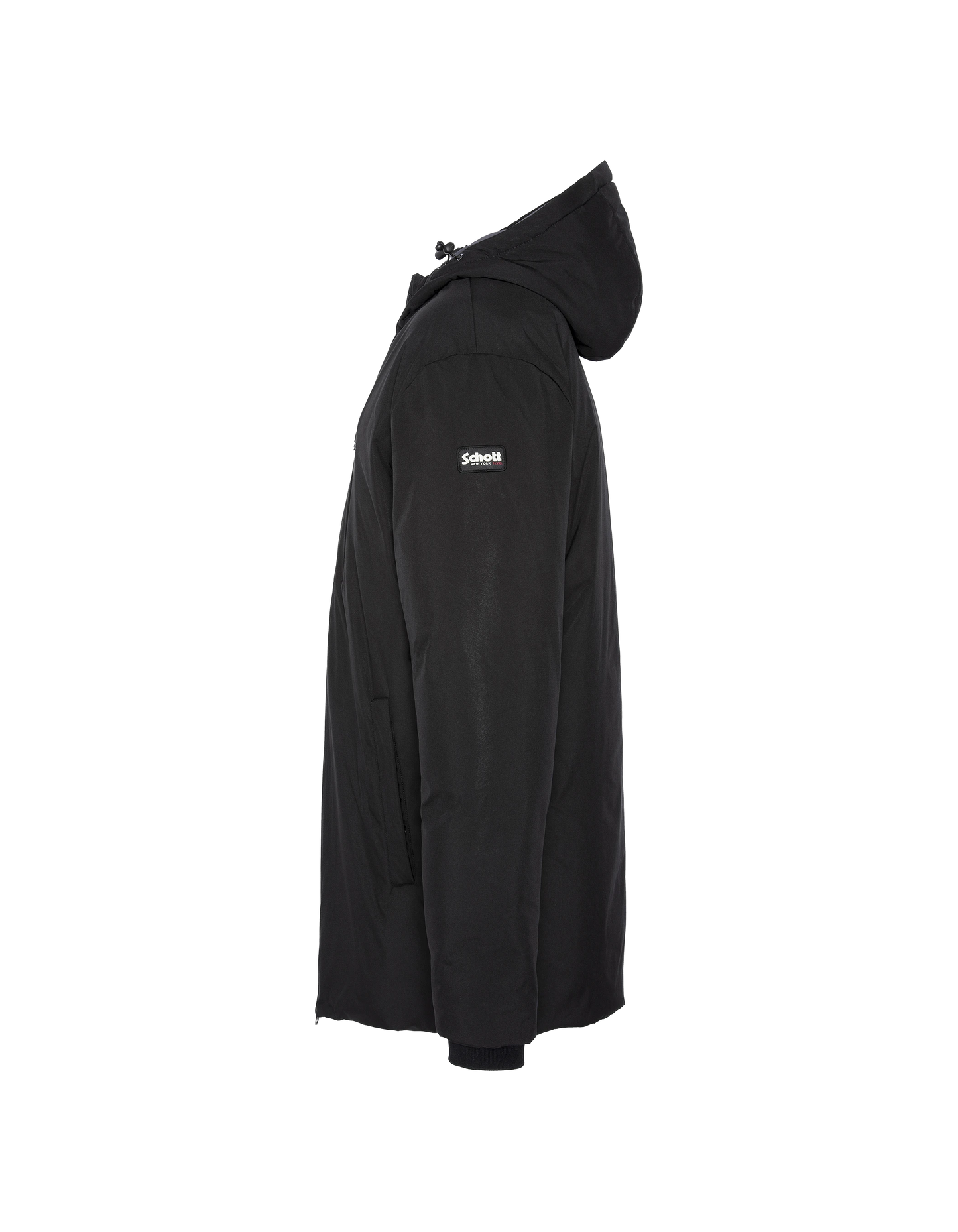 Parka noire longue