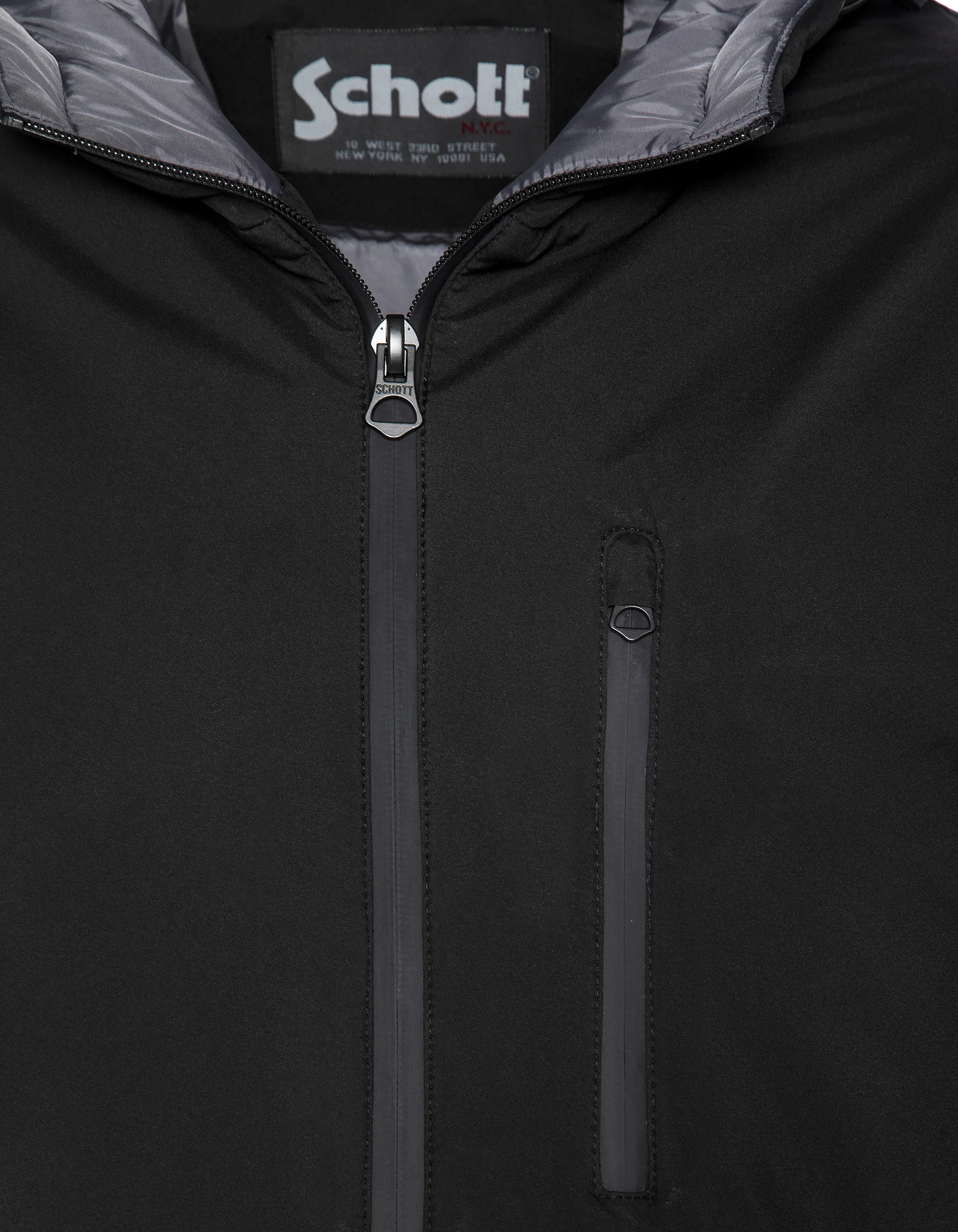 Parka noire longue-8
