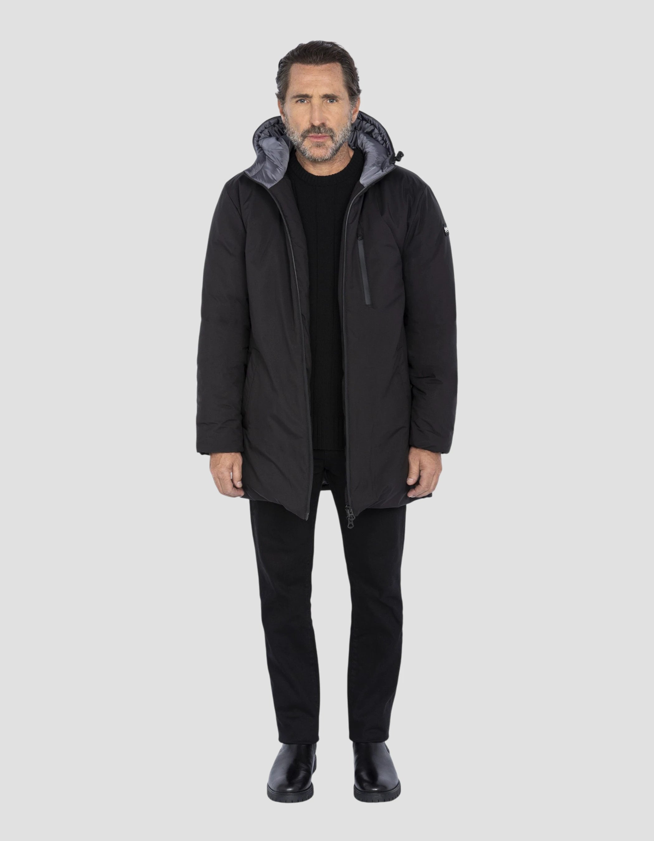 Long Black Parka-1