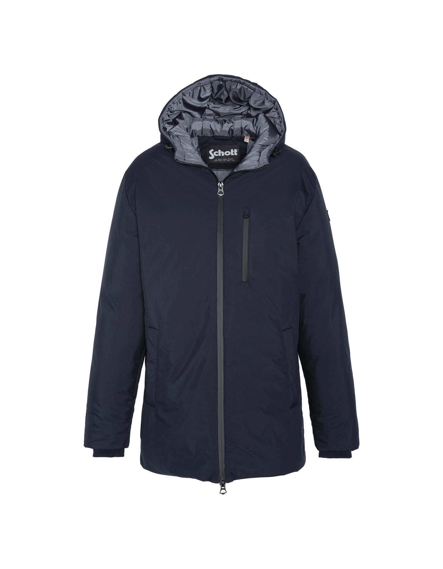 Parka bleu marine longue