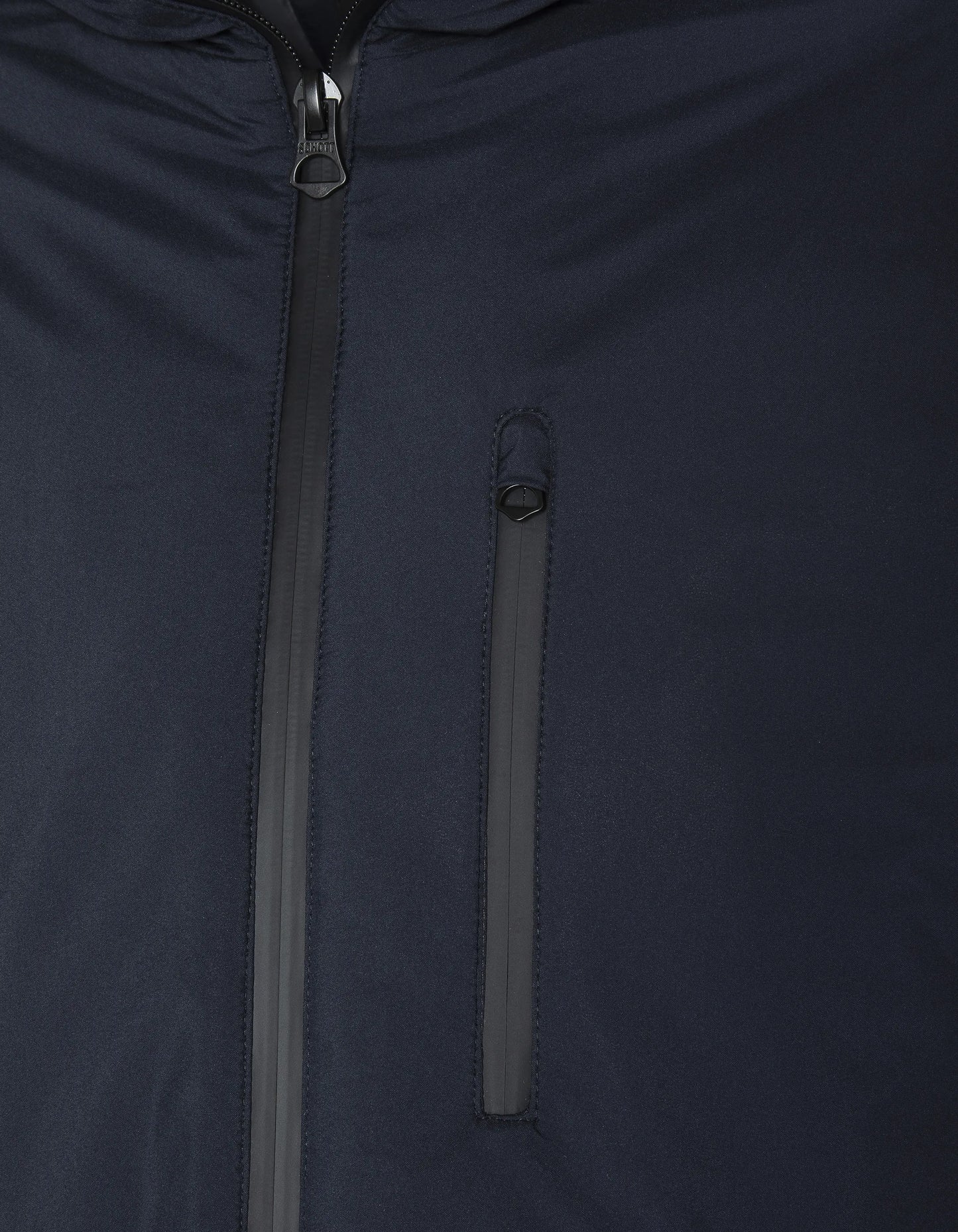 Long Navy Blue Parka