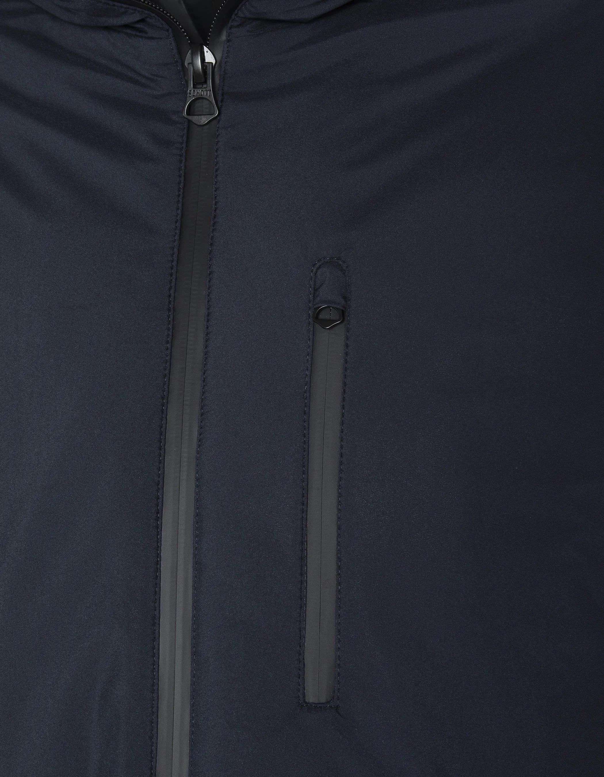 Parka bleu marine longue-4