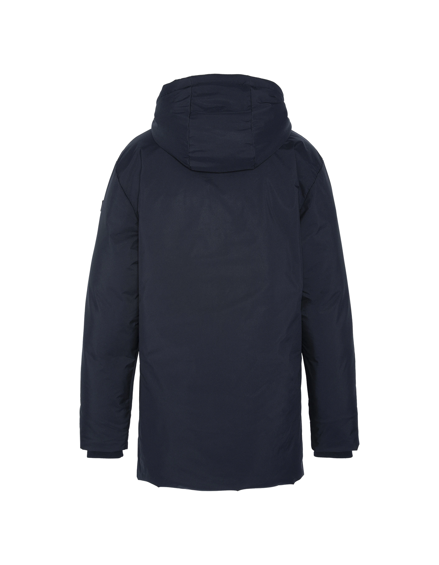 Long Navy Blue Parka