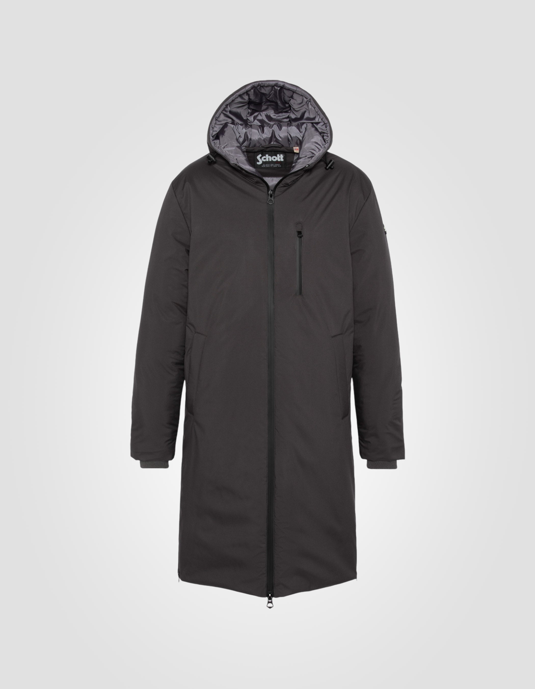 Parka antracite extra lungo-1