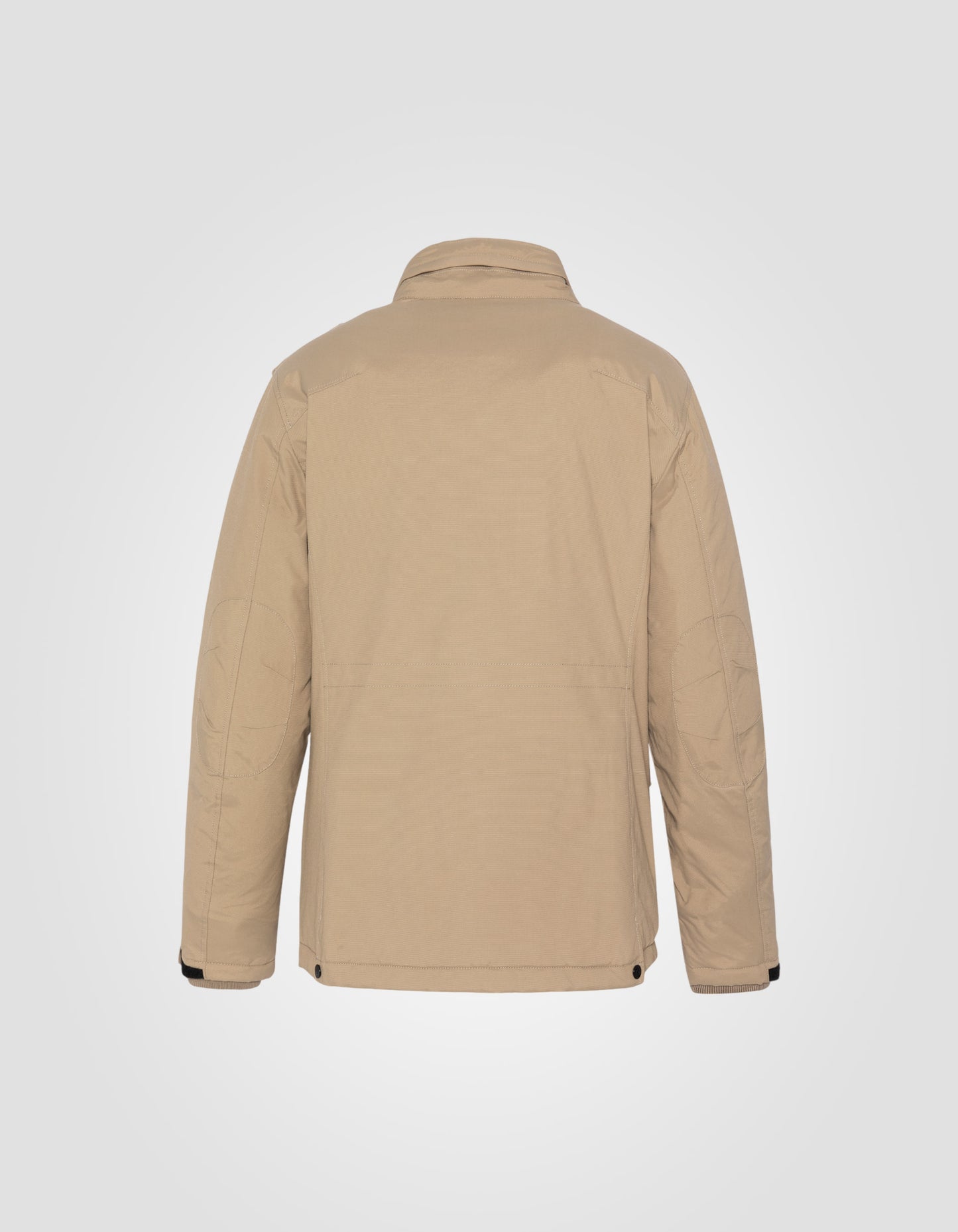 Giacca dell'esercito beige leggero multipoche, rimovibile, grandi dimensioni