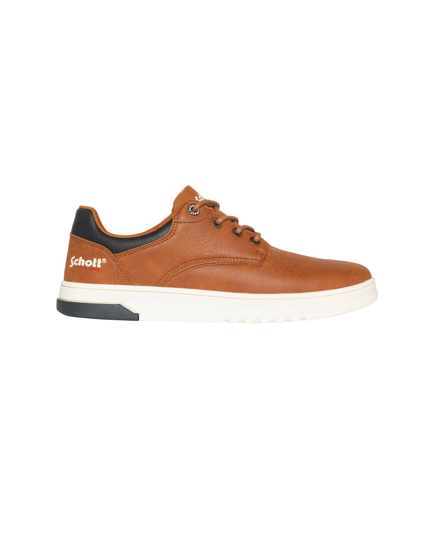 Burley Chestnut und dunkelblaue Turnschuhe