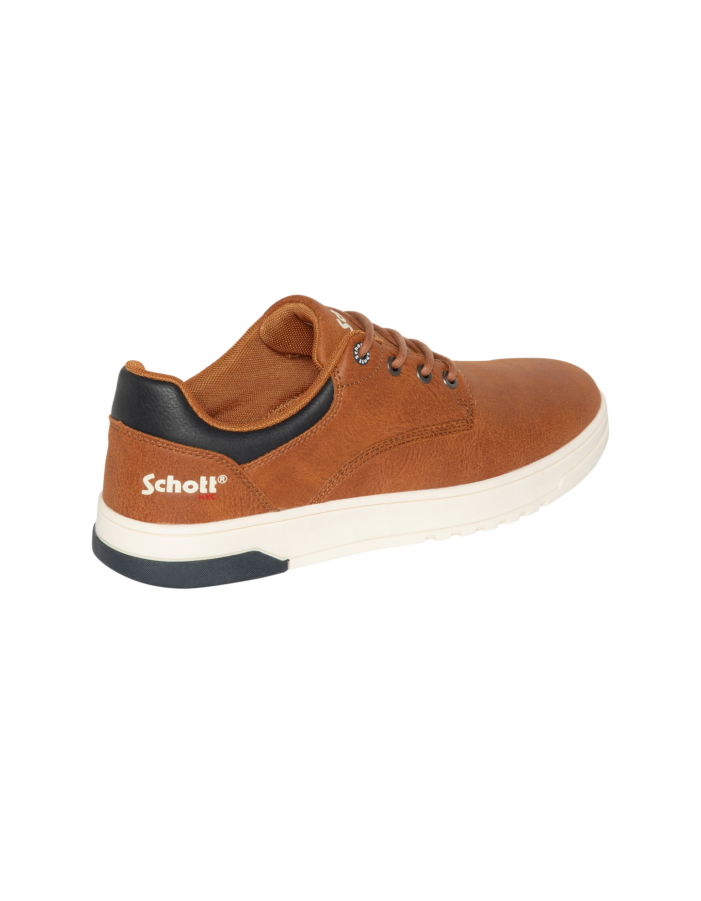 Burley Chestnut und dunkelblaue Turnschuhe