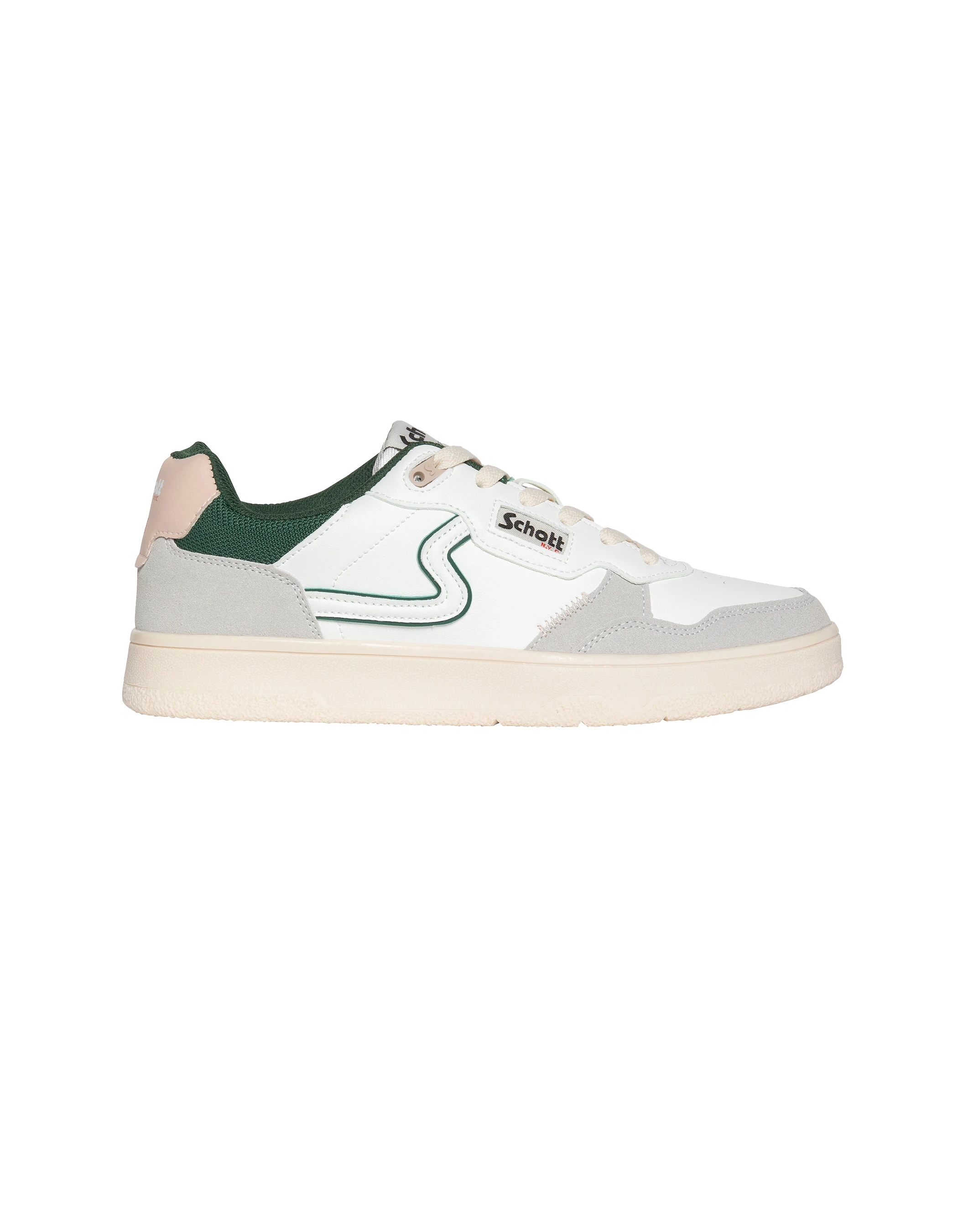 Darcy White und Green Darcy Sneakers-3