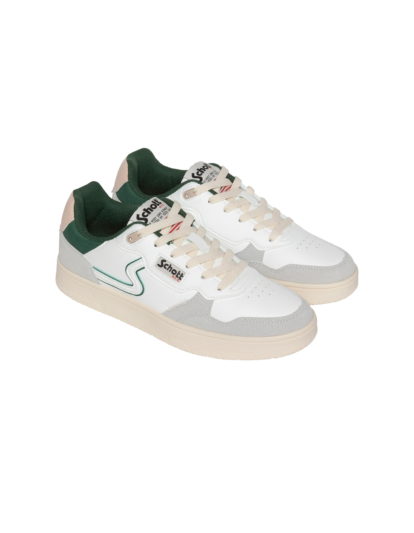 Darcy White und Green Darcy Sneakers