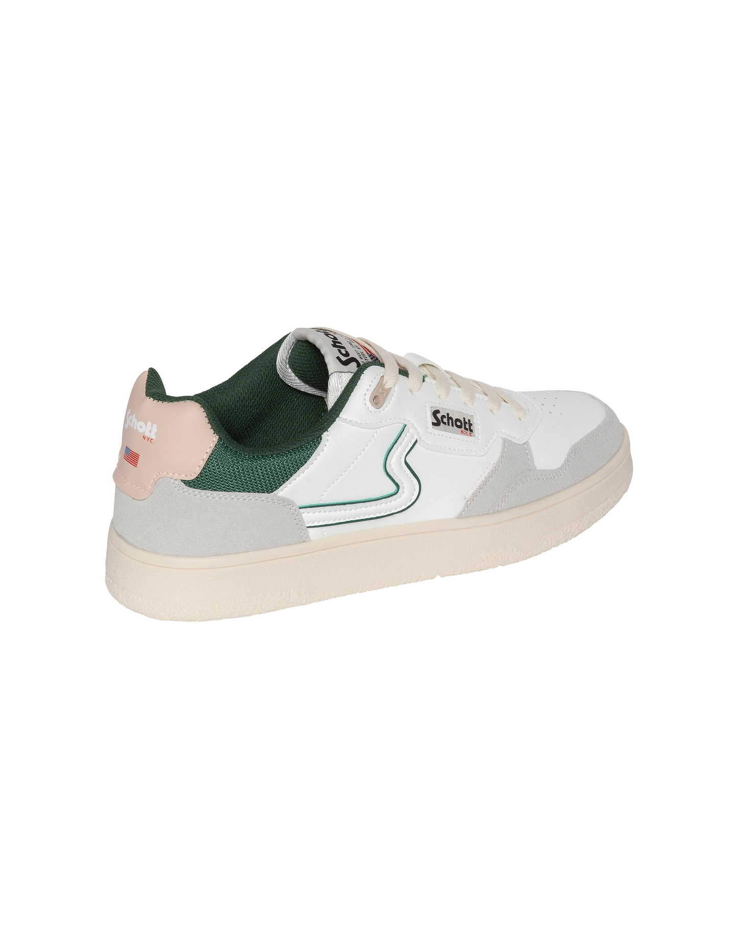 Darcy White und Green Darcy Sneakers