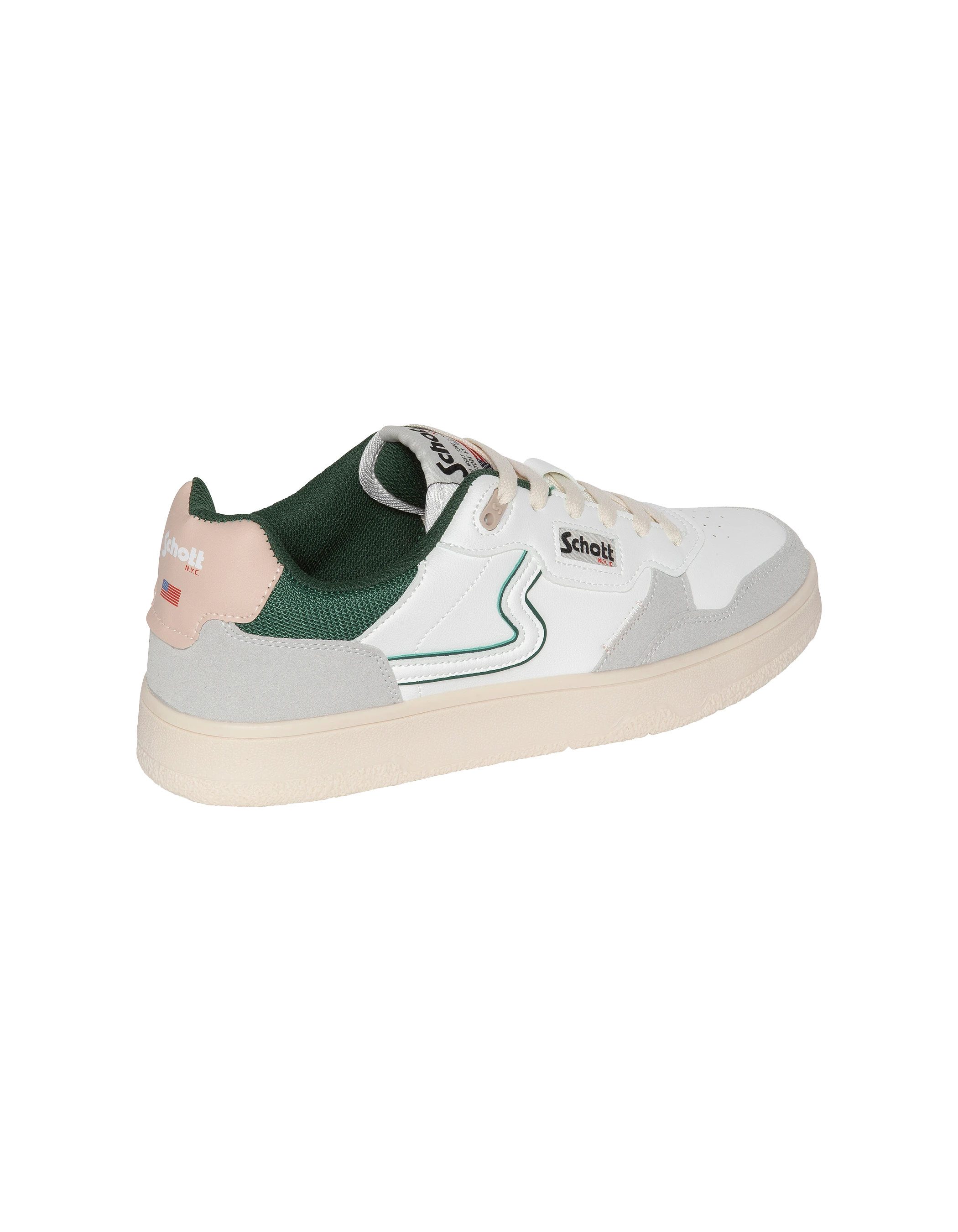 Darcy White und Green Darcy Sneakers-2