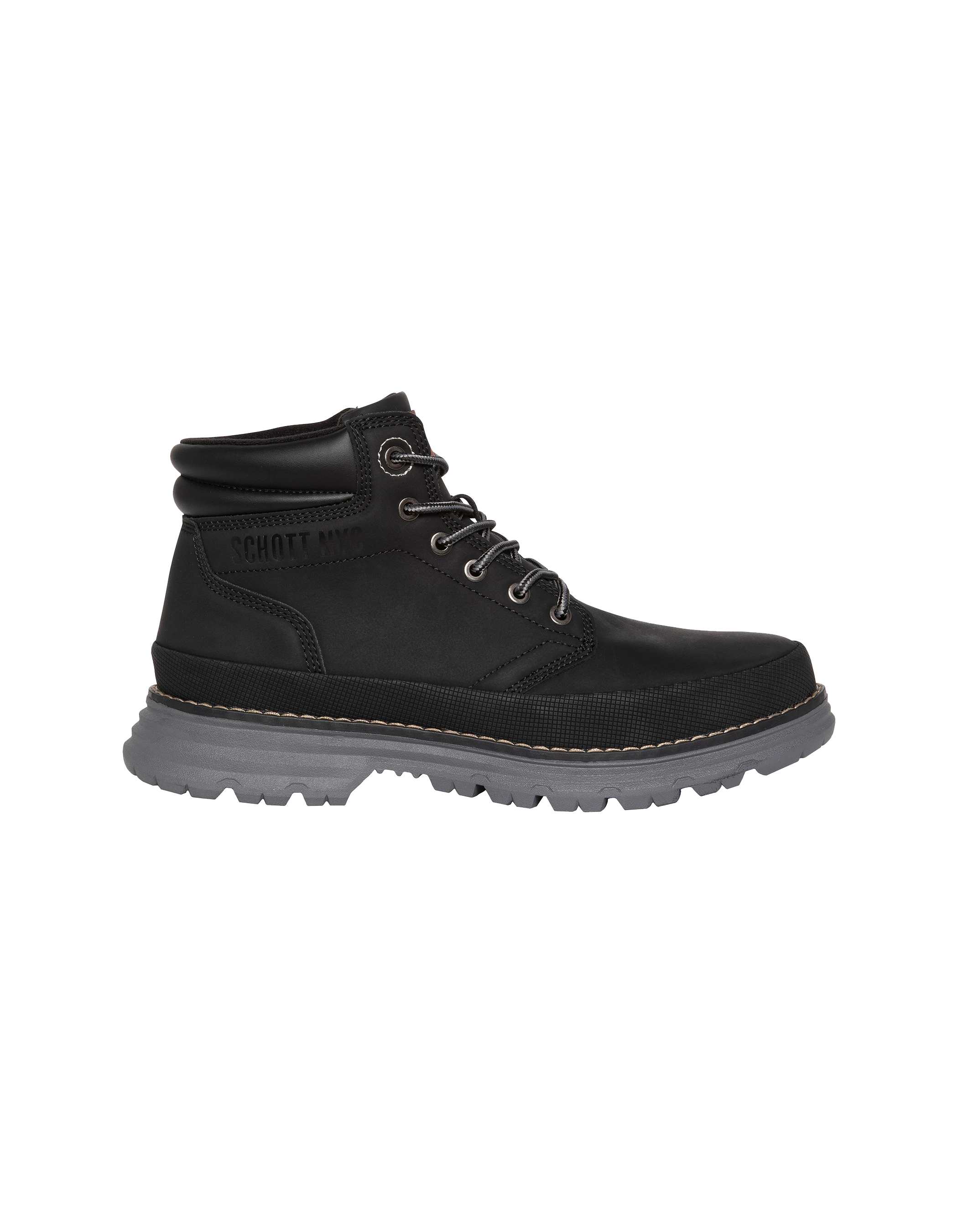 Boots noires montantes outdoor-3
