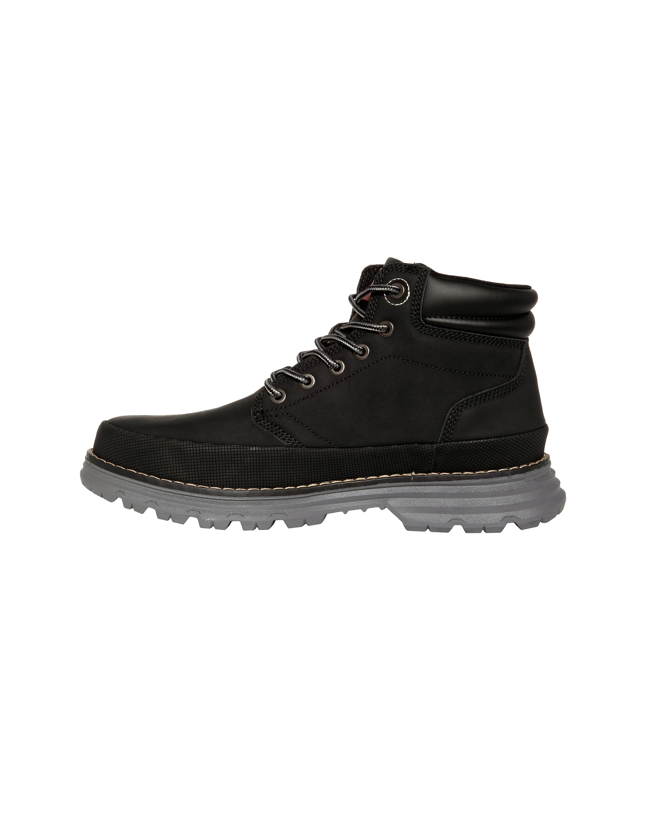Boots noires montantes outdoor-4