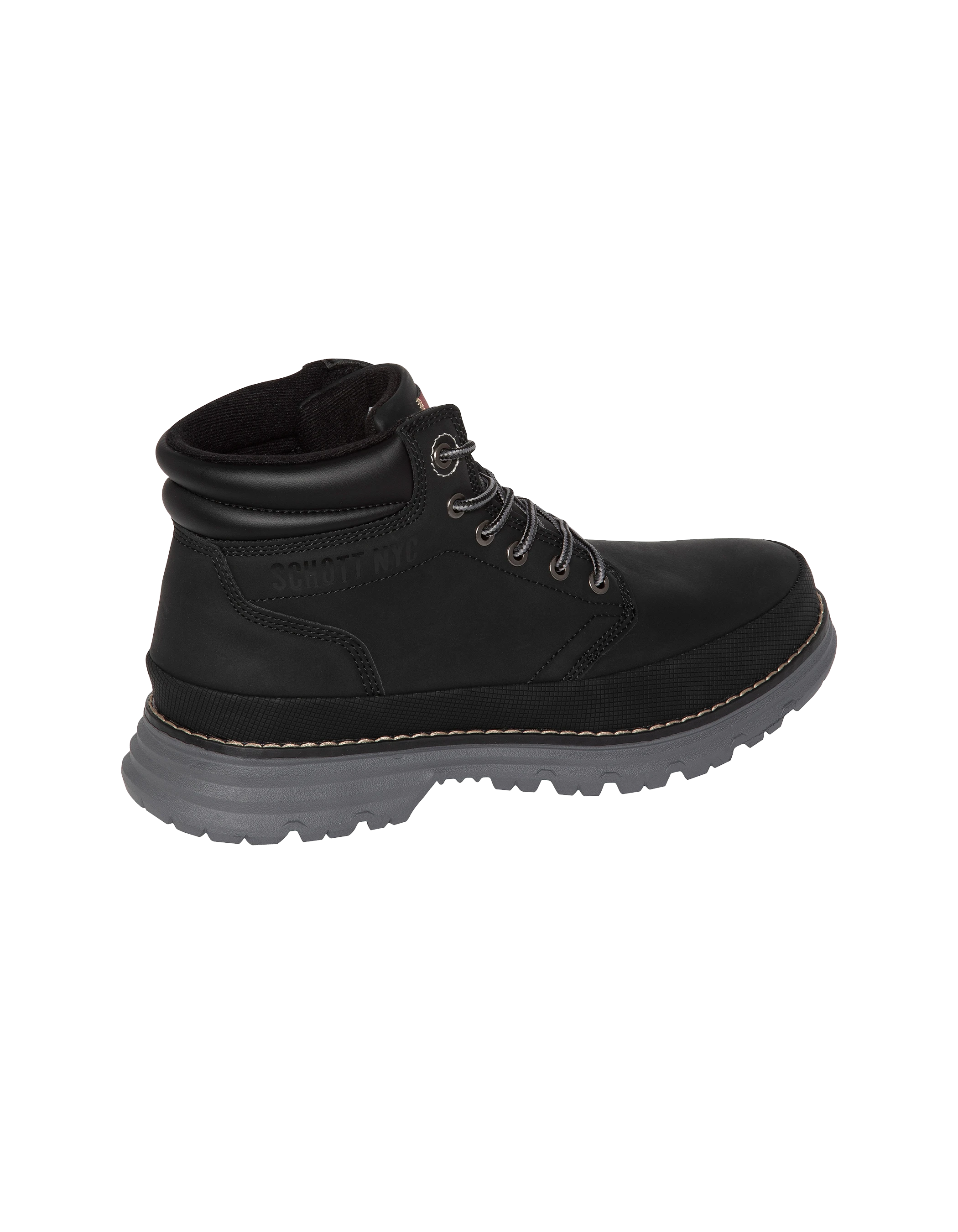 Boots noires montantes outdoor-2