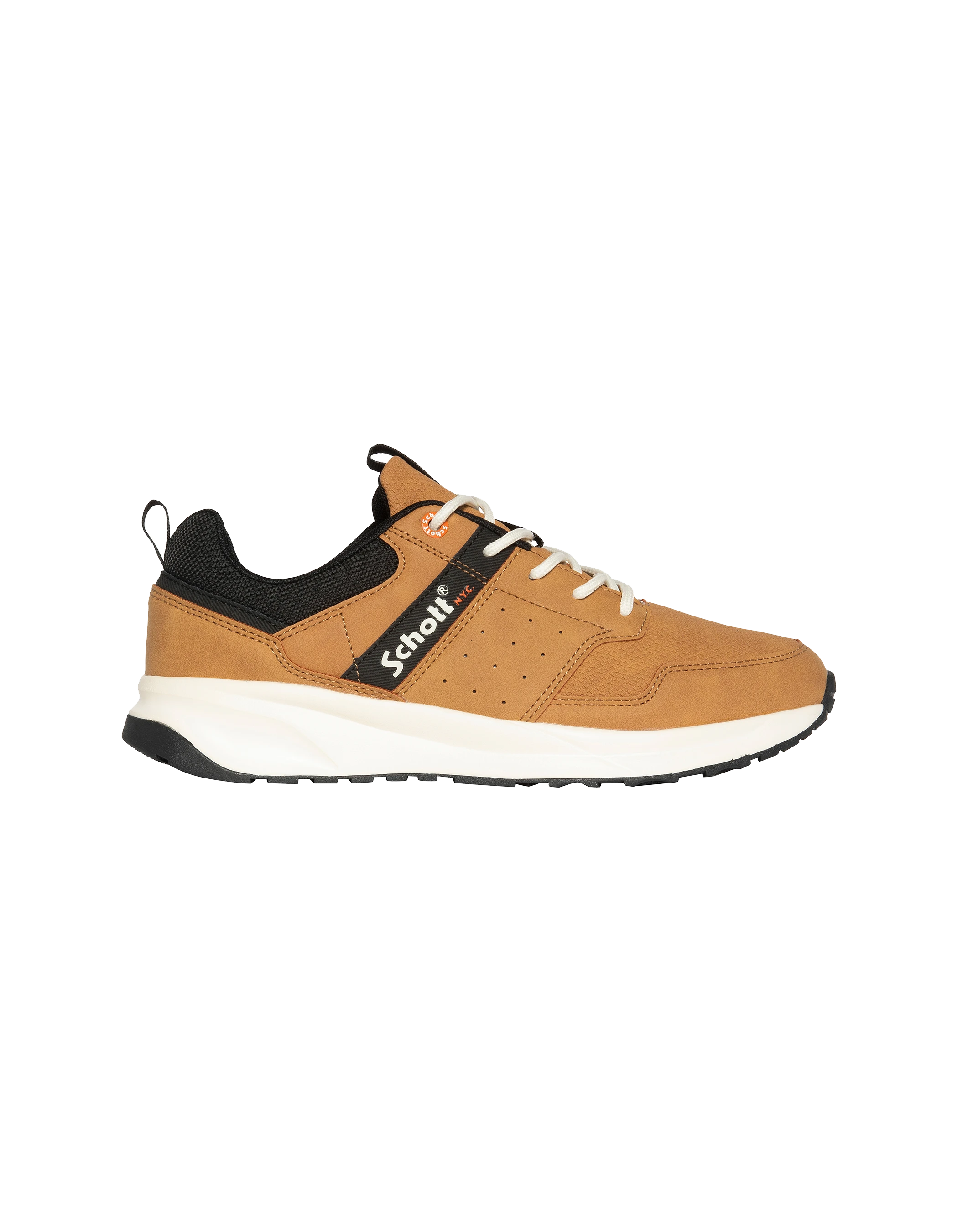 Brown lace -up sneakers-3