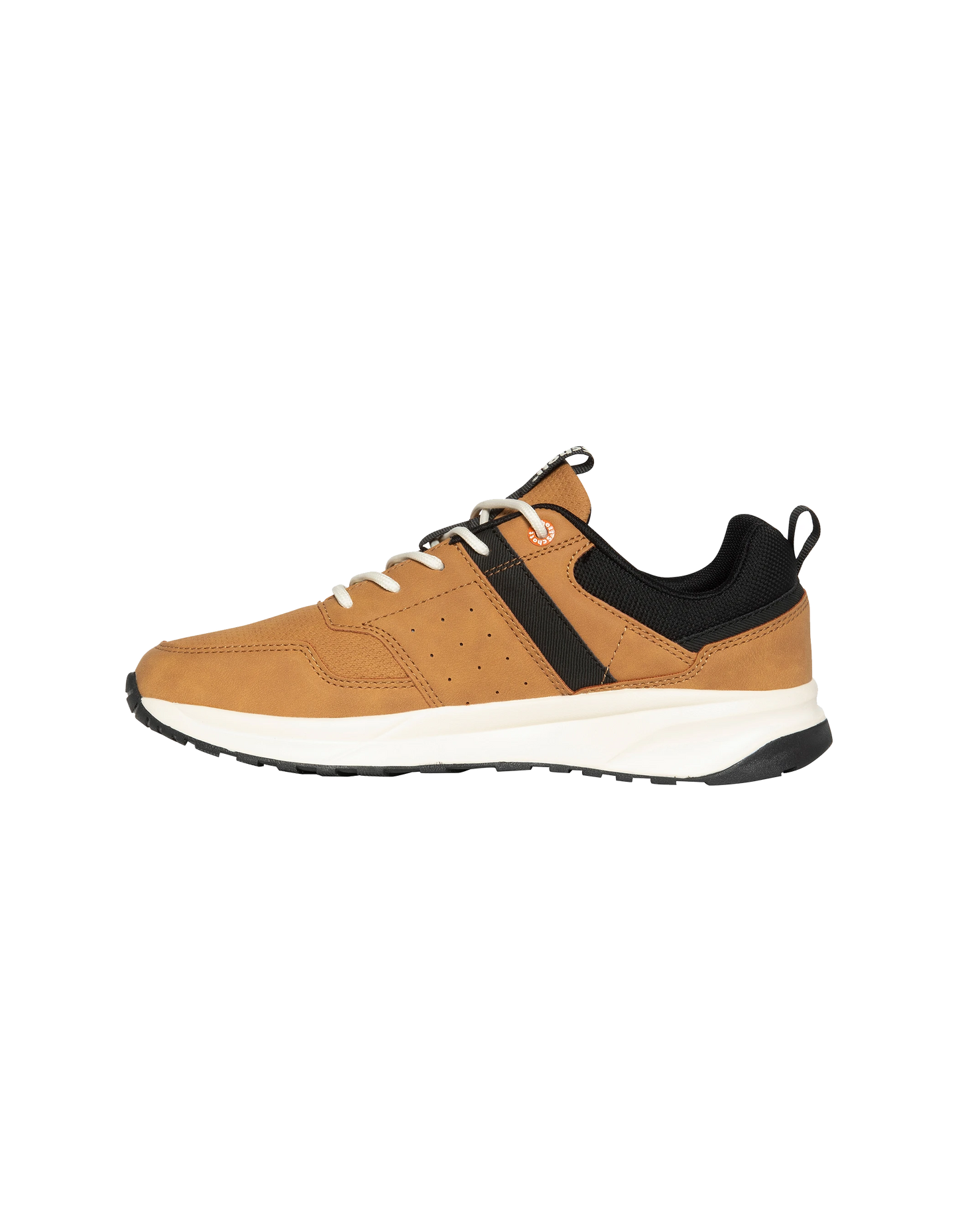 Brown lace -up sneakers