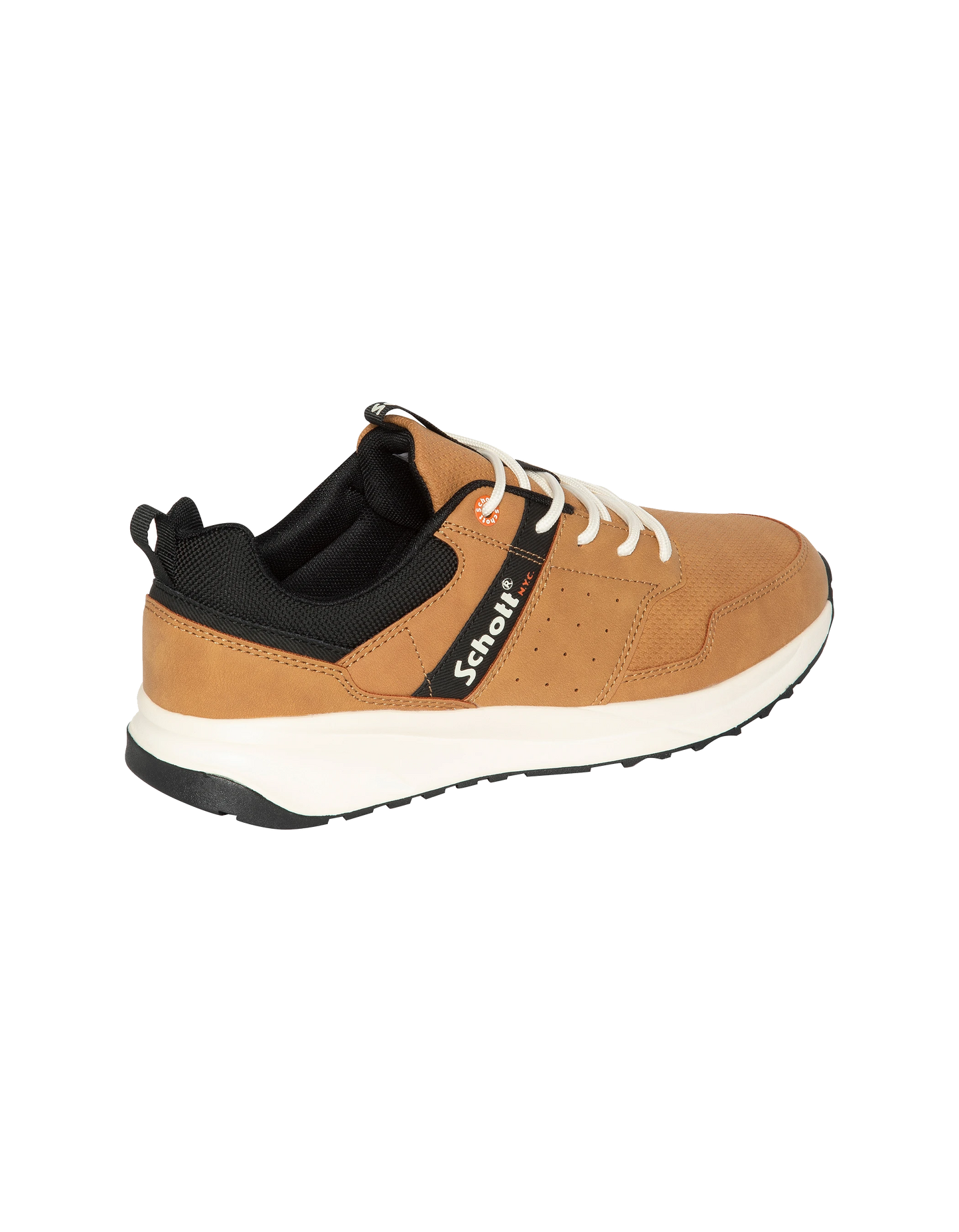 Brown lace -up sneakers